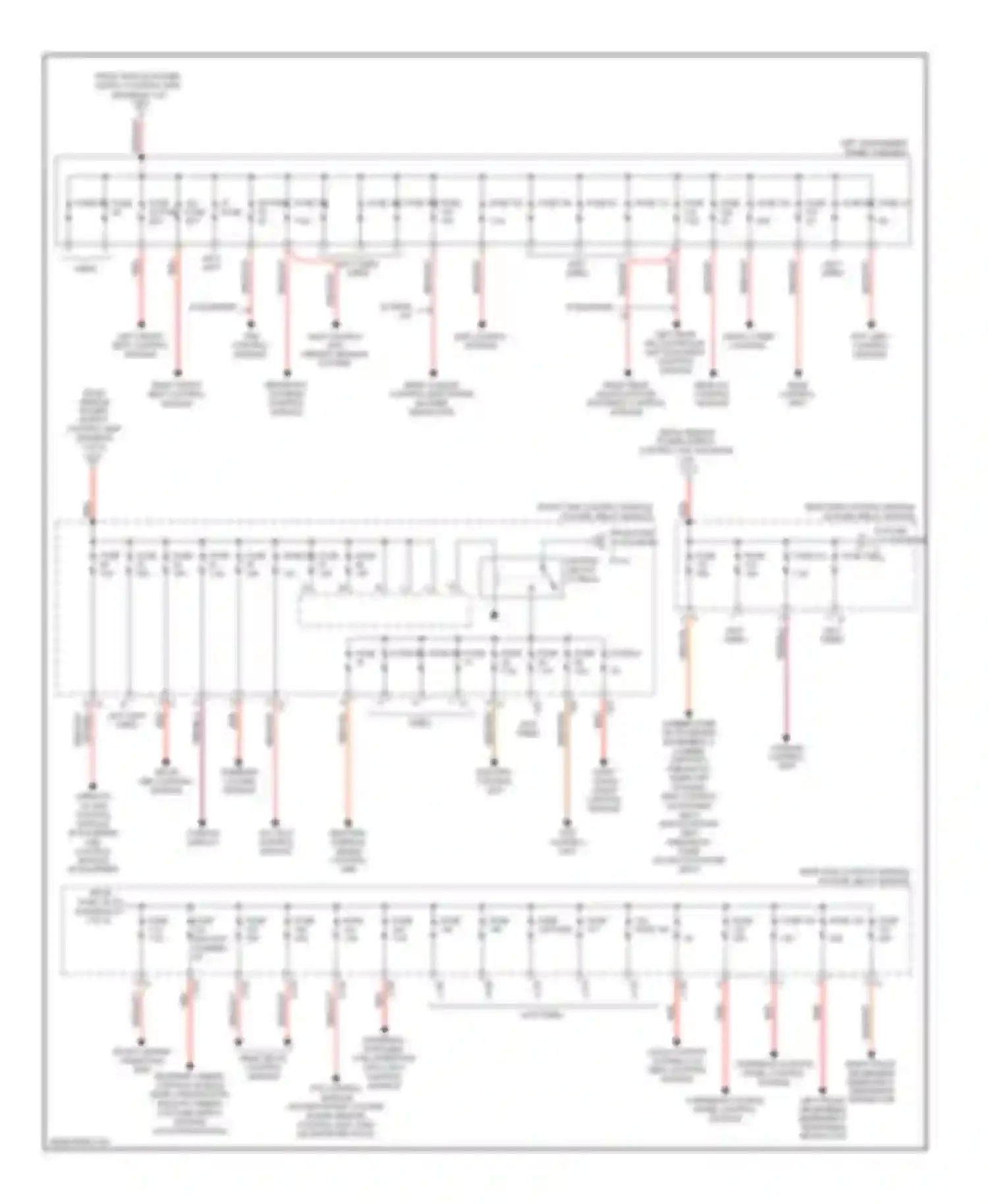 S-class Mercedes-Benz W221 (2005-2009): Power distribution circuit (3 of 4)
