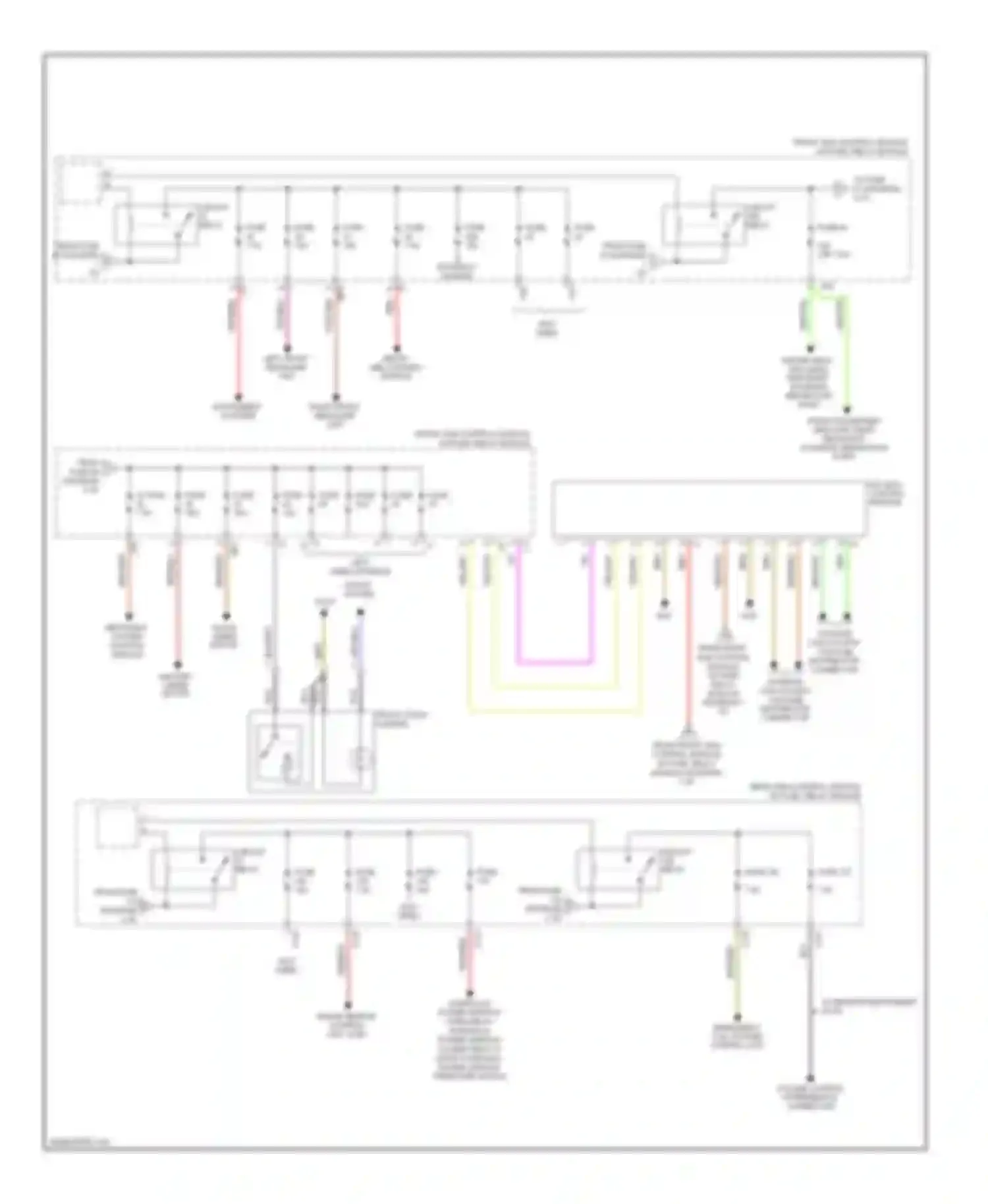 S-class Mercedes-Benz W221 (2005-2009): Power distribution circuit (4 of 4)