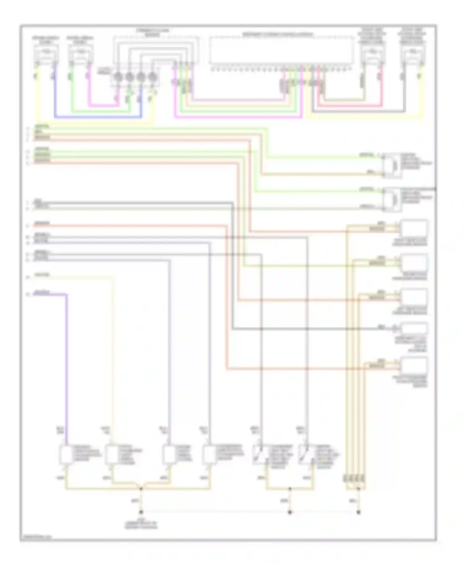 S-class Mercedes-Benz W221 (2005-2009): Supplemental restraint circuit (2 of 2)