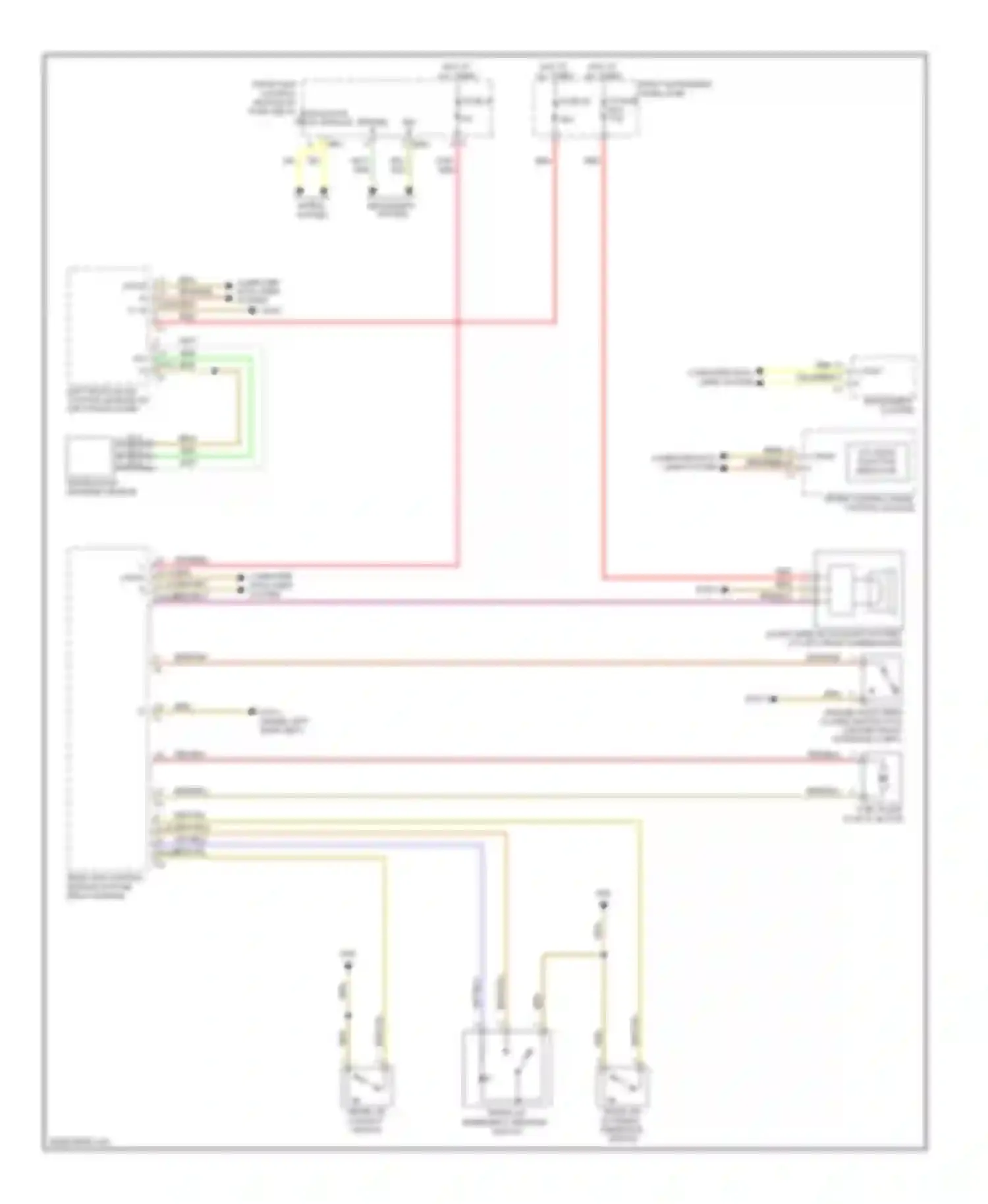 S-class AMG Mercedes-Benz W221 (2006-2009): Anti-theft circuit