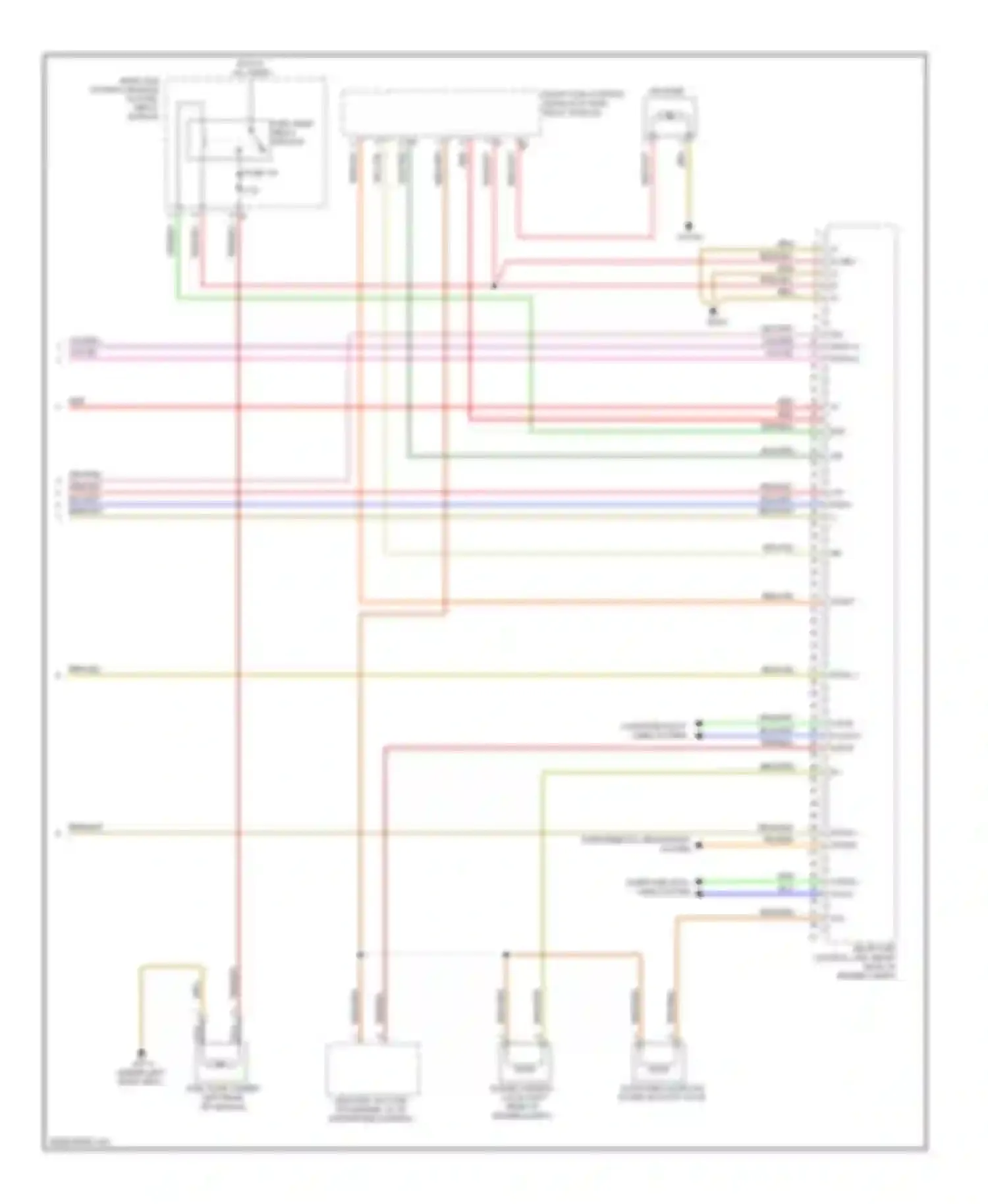 S-class AMG Mercedes-Benz W221 (2006-2009): Wiring diagram engine performance 5.5l (5 of 5)