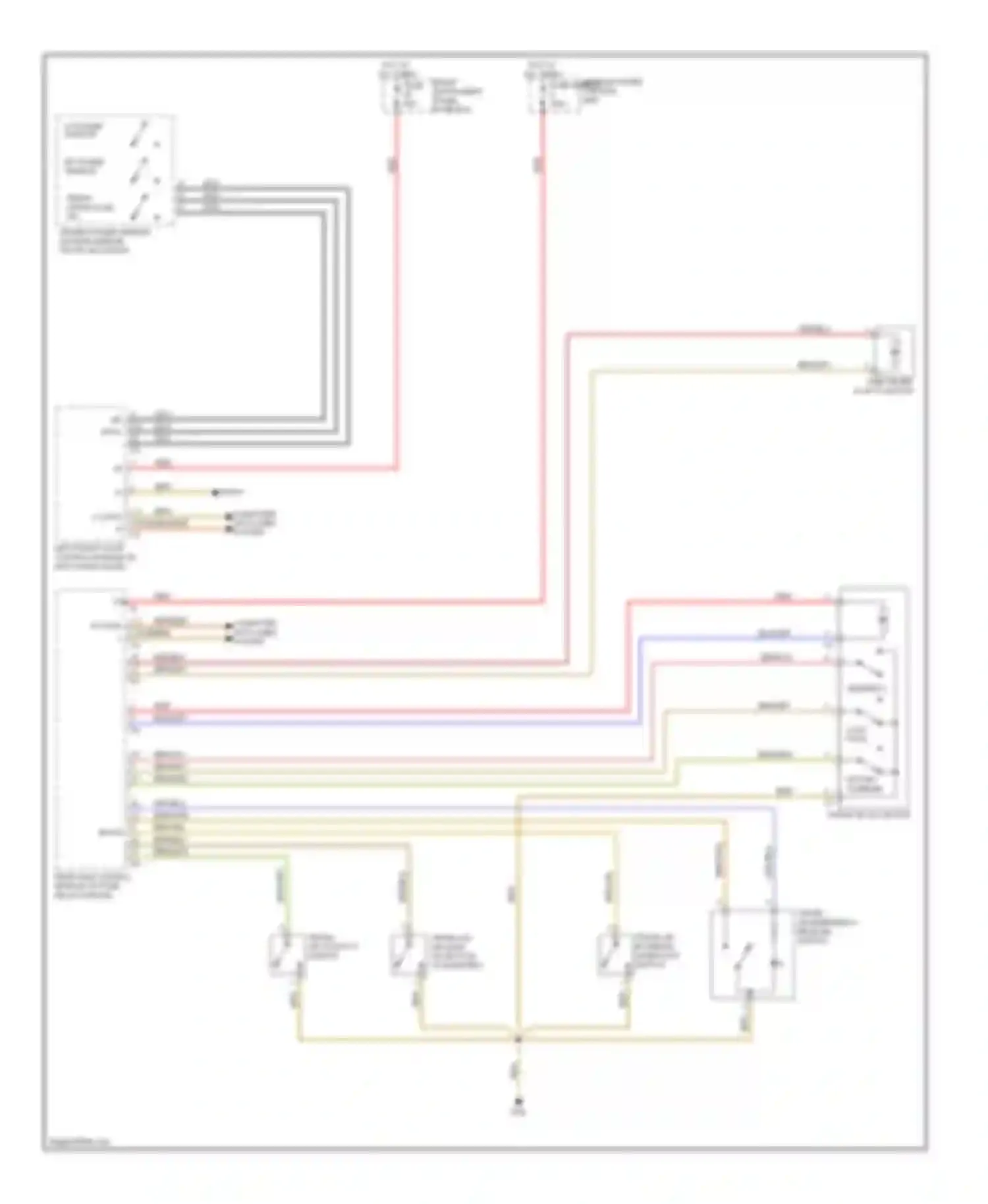 S-class AMG Mercedes-Benz W221 (2006-2009): Trunk release circuit