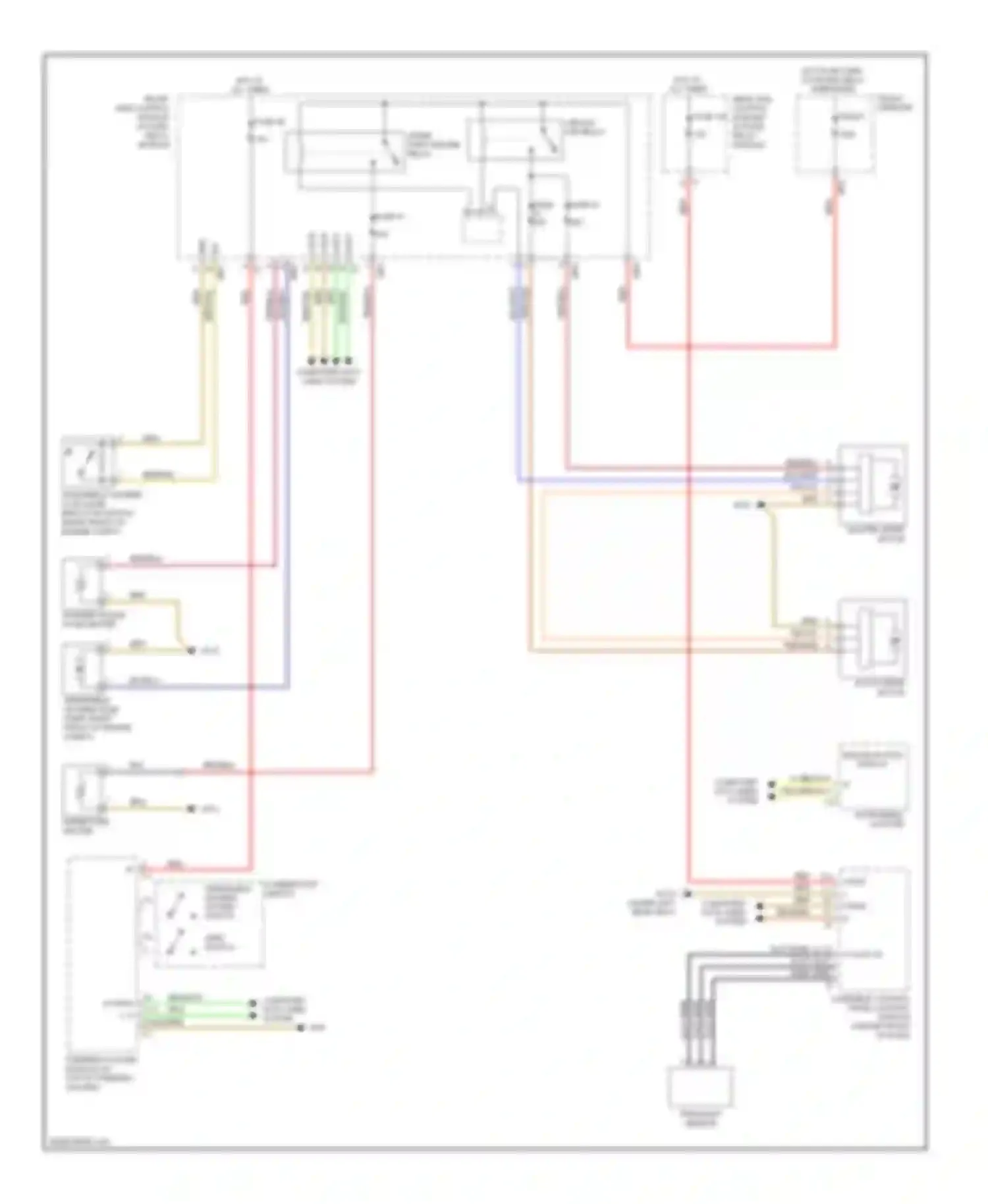 S-class AMG Mercedes-Benz W221 (2006-2009): Wiper/washer circuit
