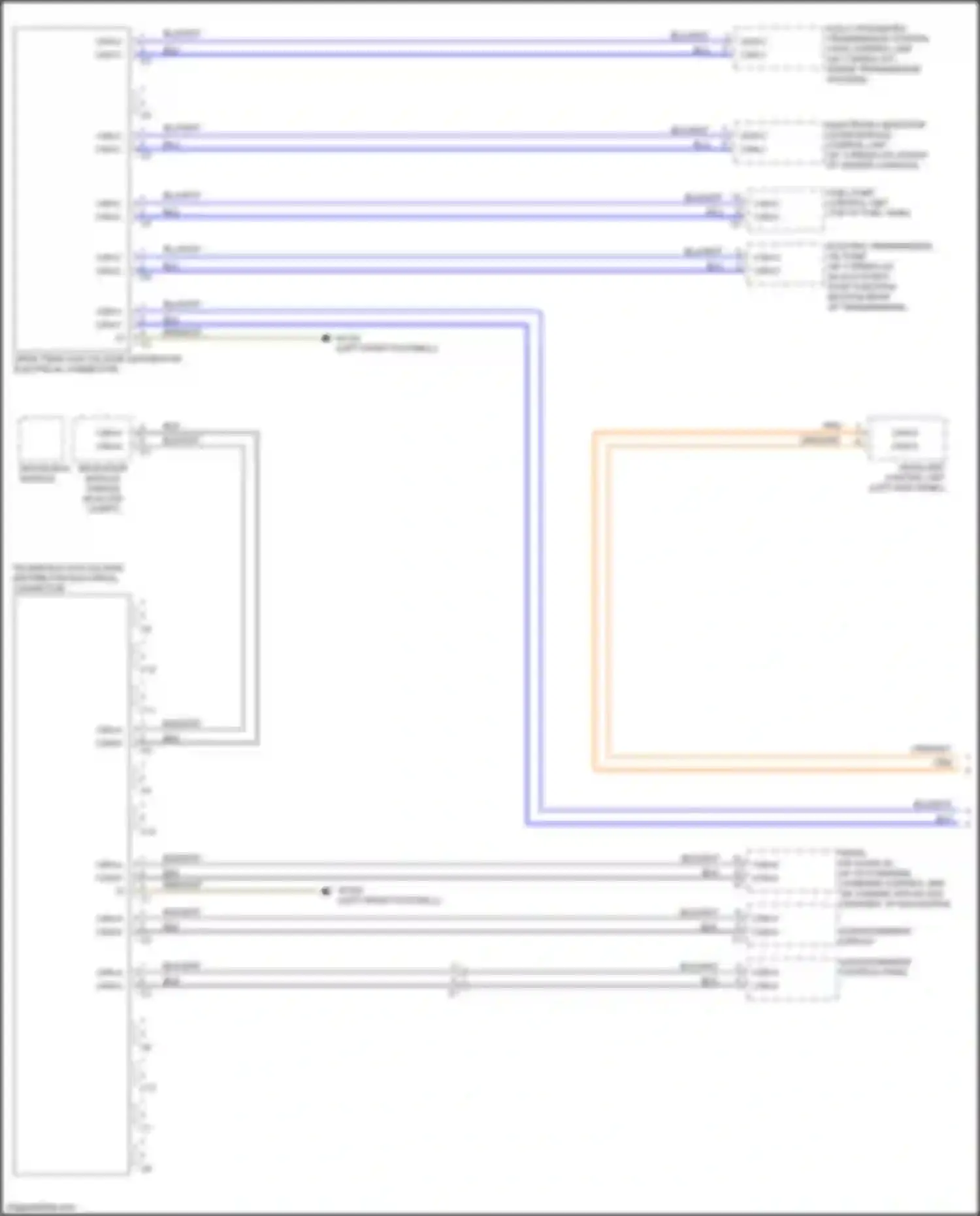 SLK-class AMG Mercedes-Benz R172 (2011-2016): High/low bus circuit (1 of 4)