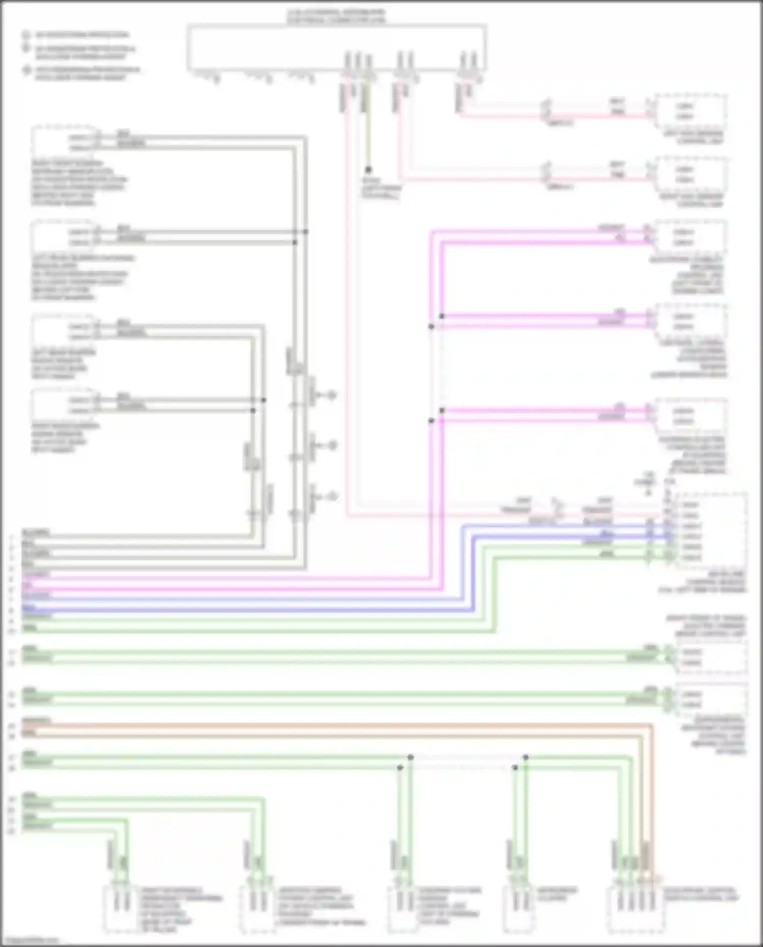 SLK-class AMG Mercedes-Benz R172 (2011-2016): High/low bus circuit (4 of 4)