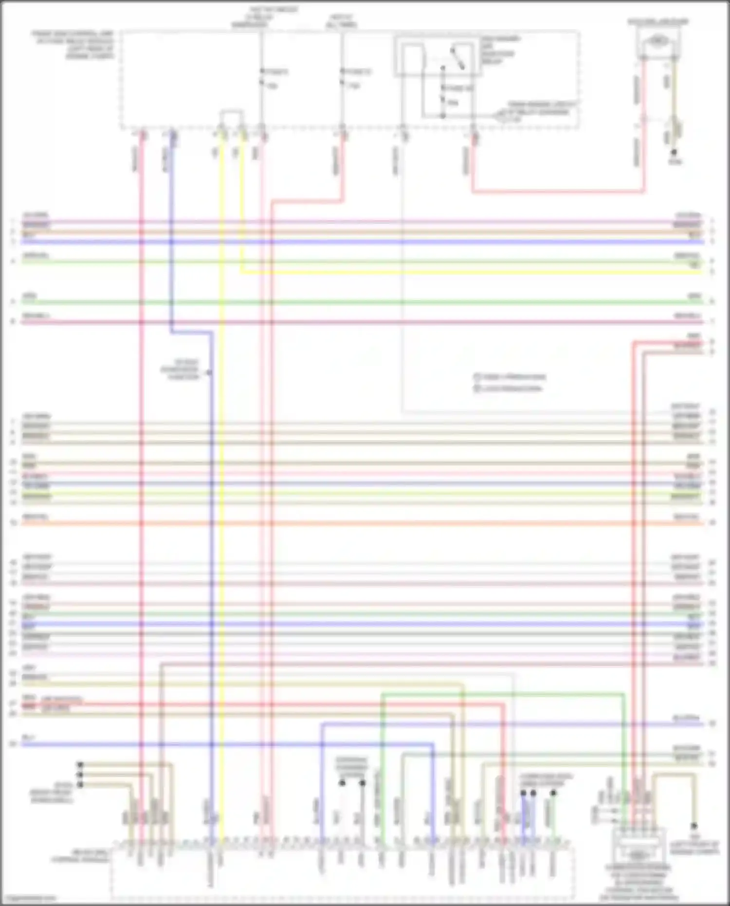 SLK-class AMG Mercedes-Benz R172 (2011-2016): Wiring diagram engine performance 1.8l turbo (2 of 6)