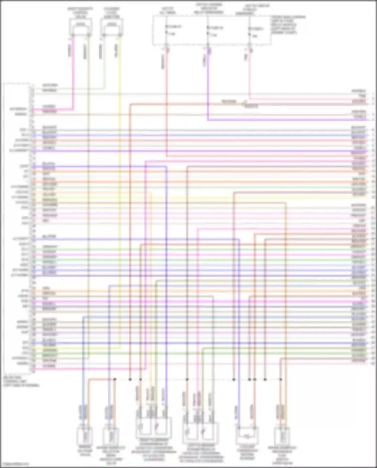SLK-class AMG Mercedes-Benz R172 (2011-2016): Wiring diagram engine performance 3.5l (1 of 6)