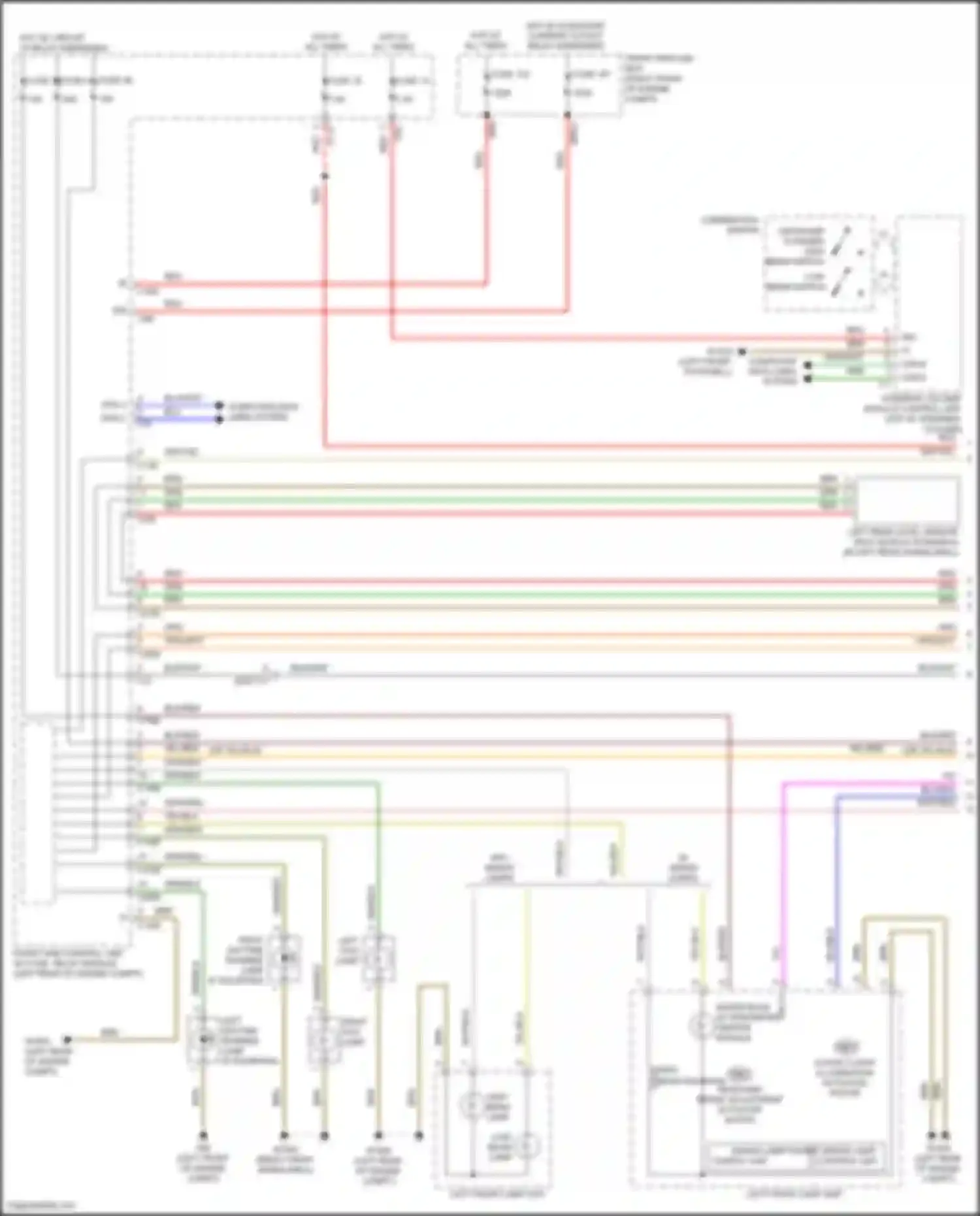 SLK-class AMG Mercedes-Benz R172 (2011-2016): Headlights circuit (1 of 2)