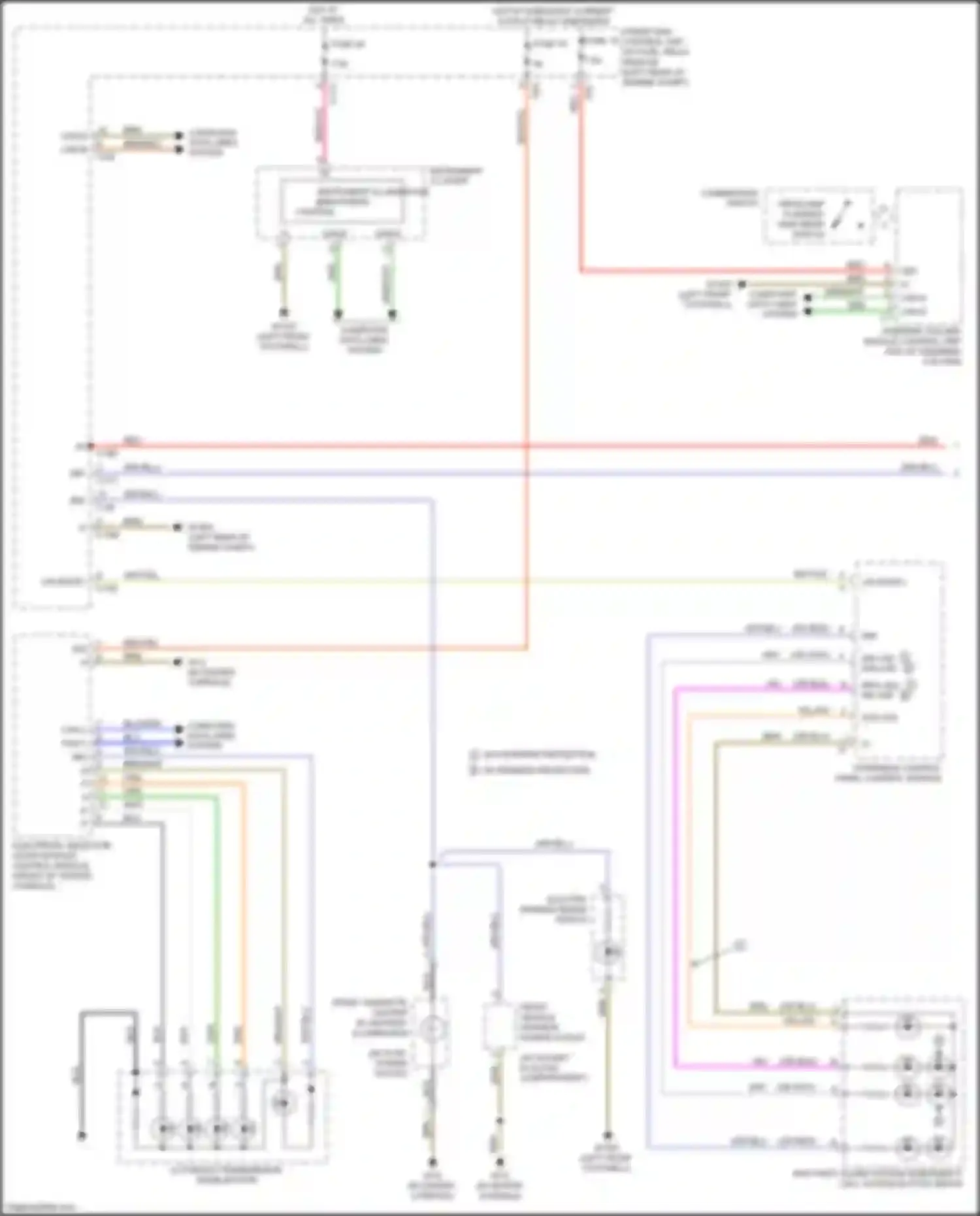SLK-class AMG Mercedes-Benz R172 (2011-2016): Instrument illumination circuit (1 of 2)