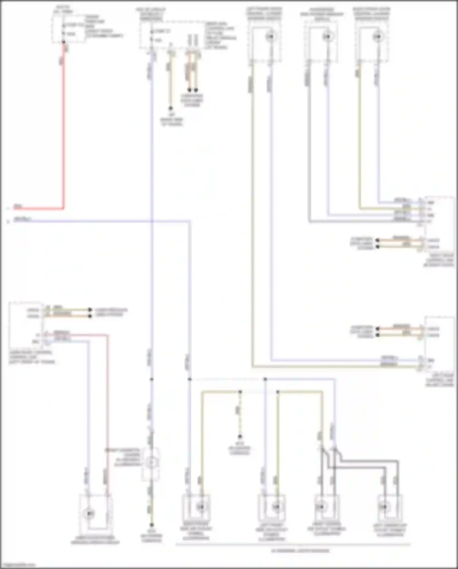 SLK-class AMG Mercedes-Benz R172 (2011-2016): Instrument illumination circuit (2 of 2)
