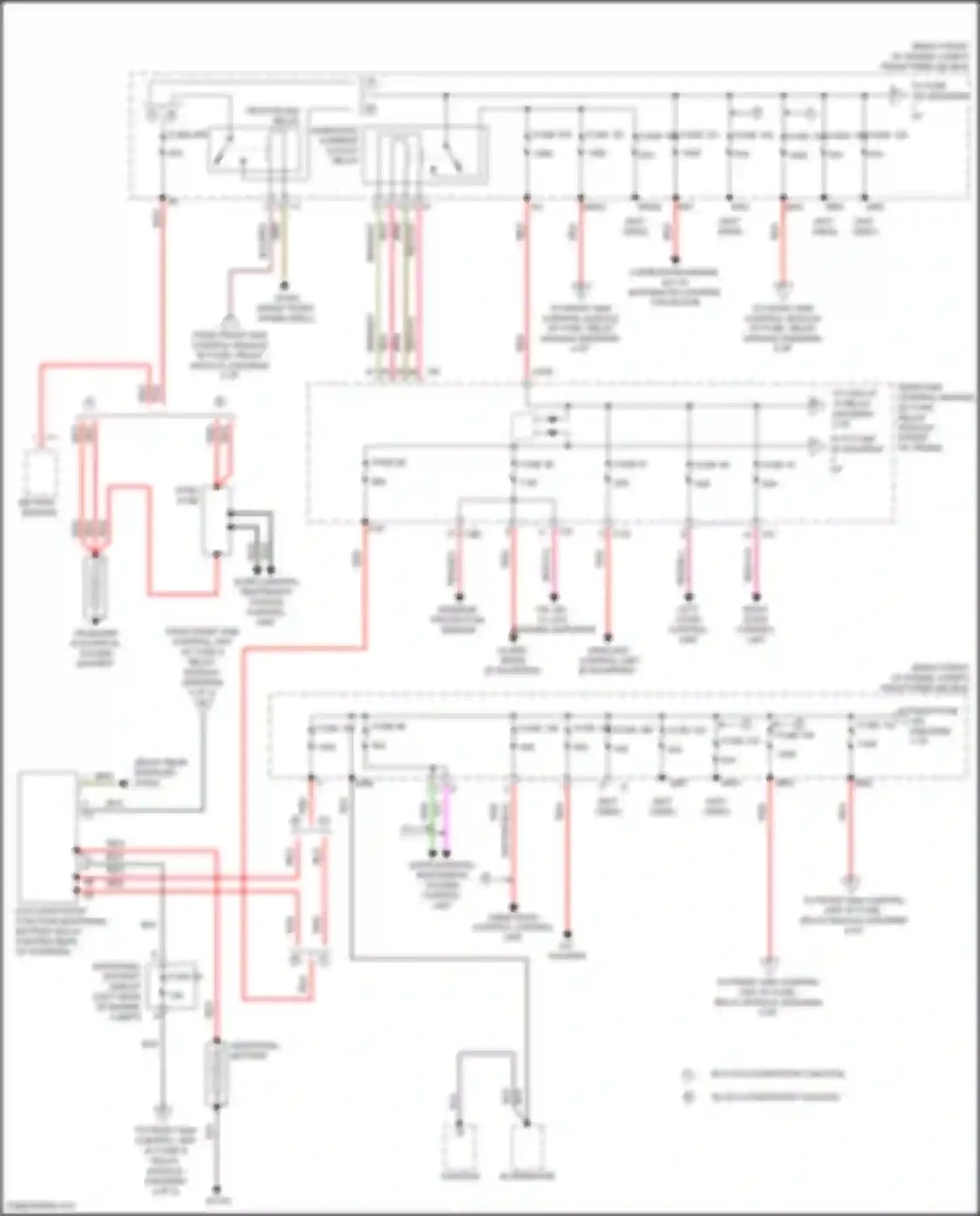 SLK-class AMG Mercedes-Benz R172 (2011-2016): Power distribution circuit (1 of 5)