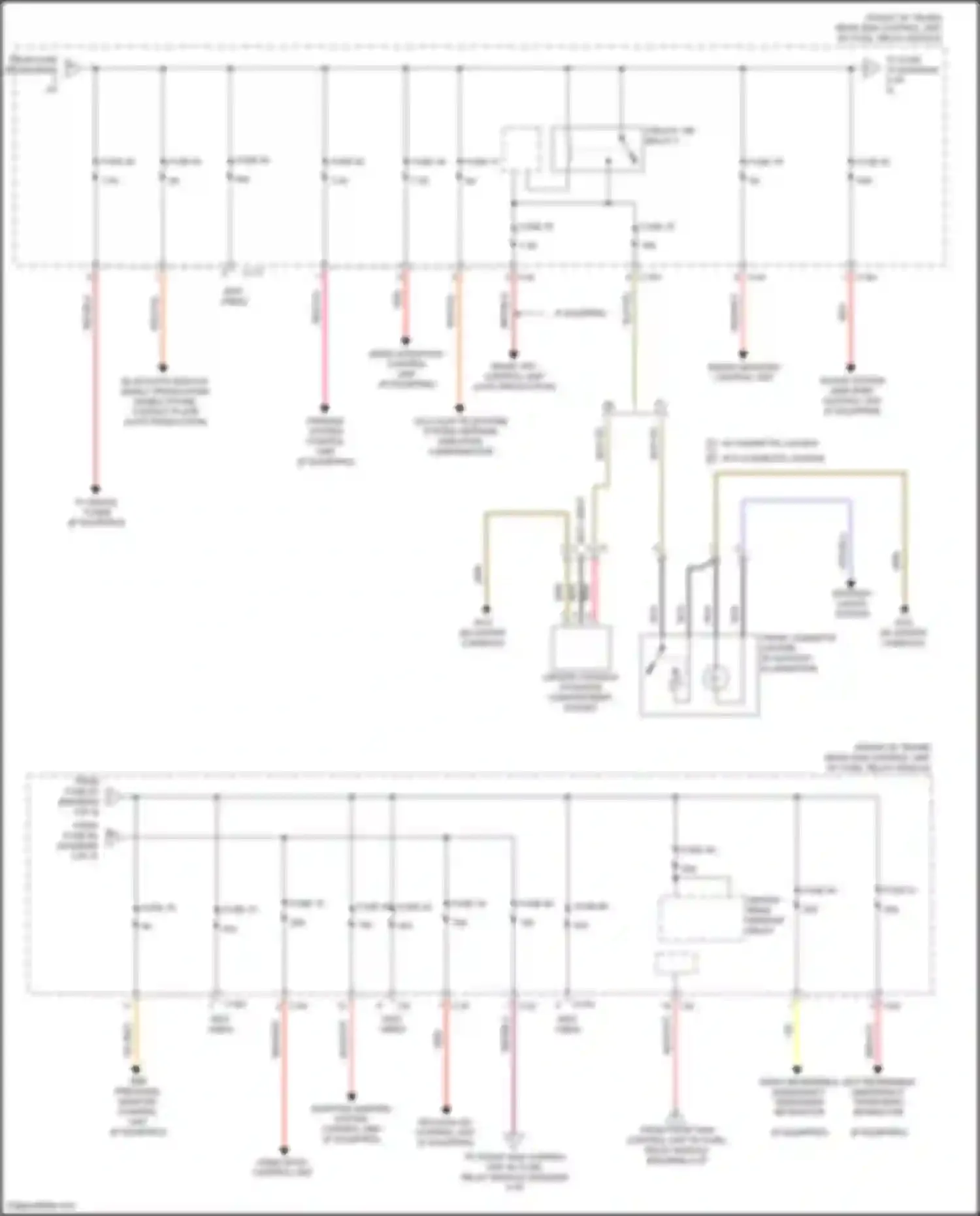 SLK-class AMG Mercedes-Benz R172 (2011-2016): Power distribution circuit (3 of 5)