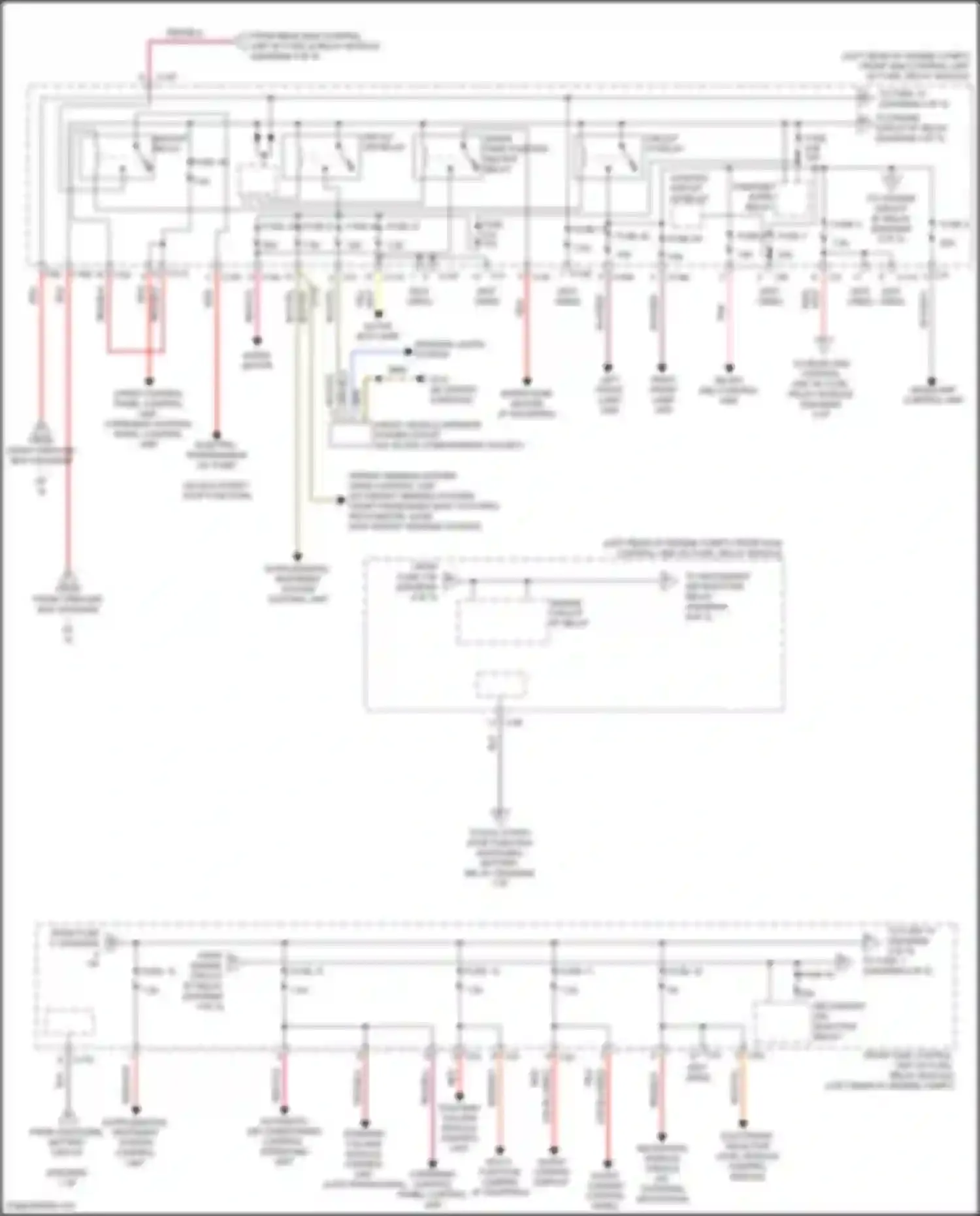 SLK-class AMG Mercedes-Benz R172 (2011-2016): Power distribution circuit (4 of 5)