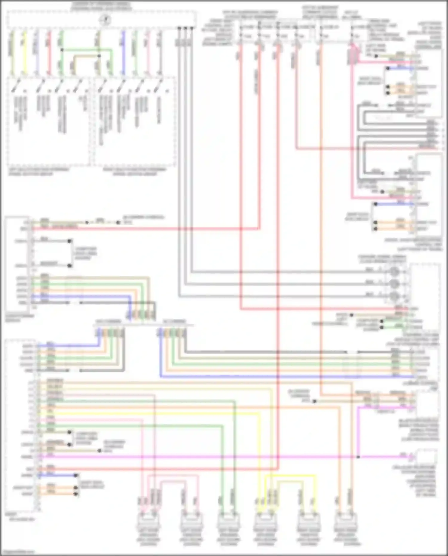 SLK-class AMG Mercedes-Benz R172 (2011-2016): Radio circuit (1 of 2)