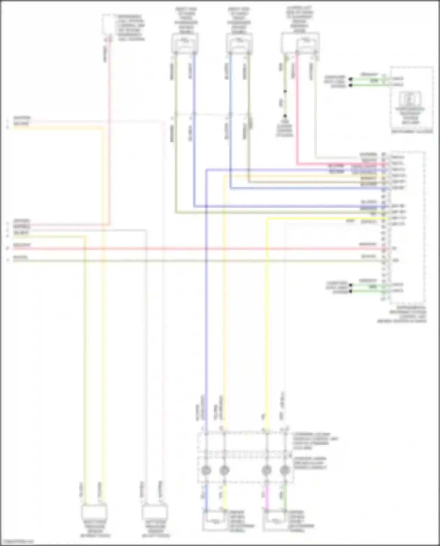SLK-class AMG Mercedes-Benz R172 (2011-2016): Supplemental restraint circuit (4 of 4)