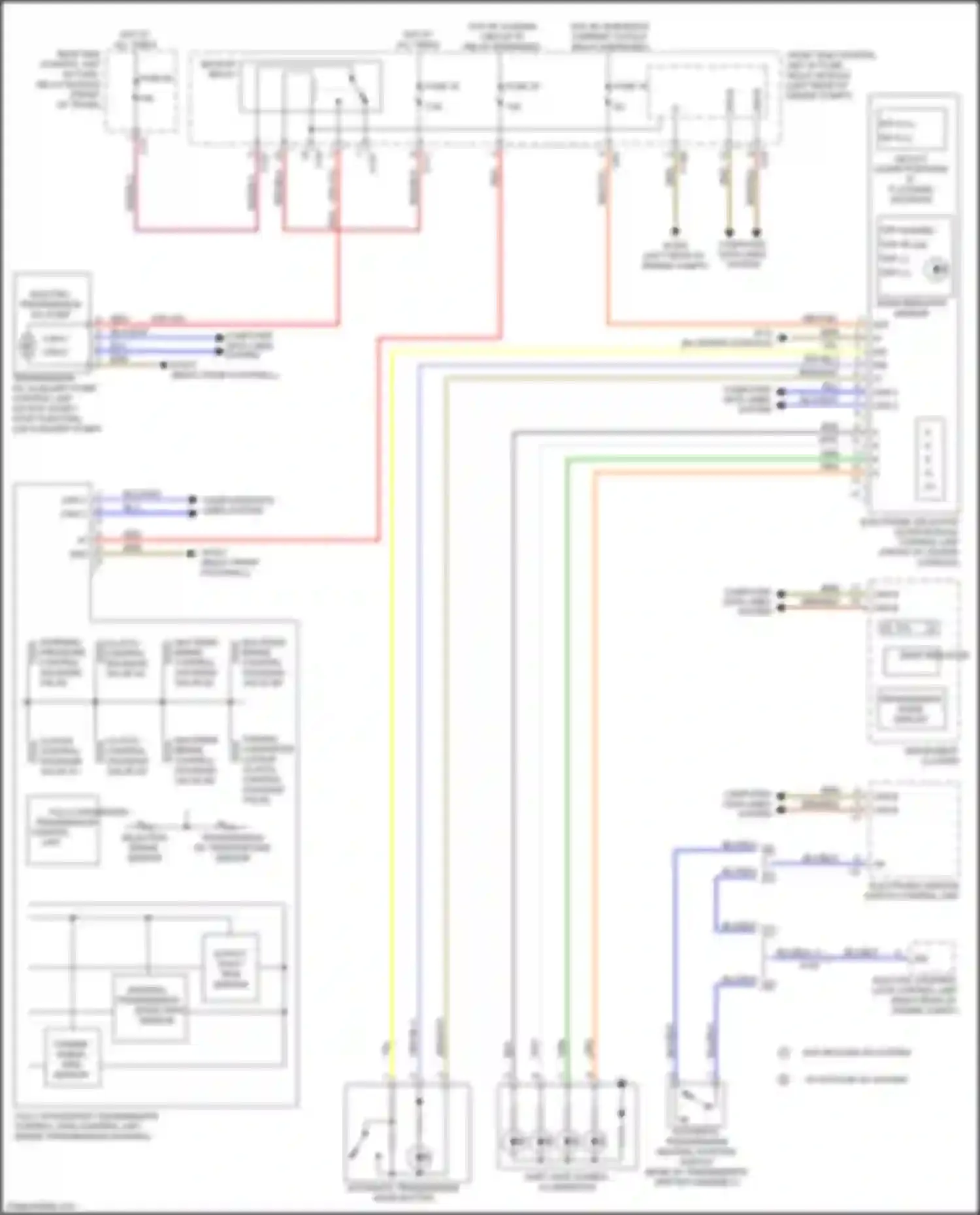 SLK-class AMG Mercedes-Benz R172 (2011-2016): Transmission circuit