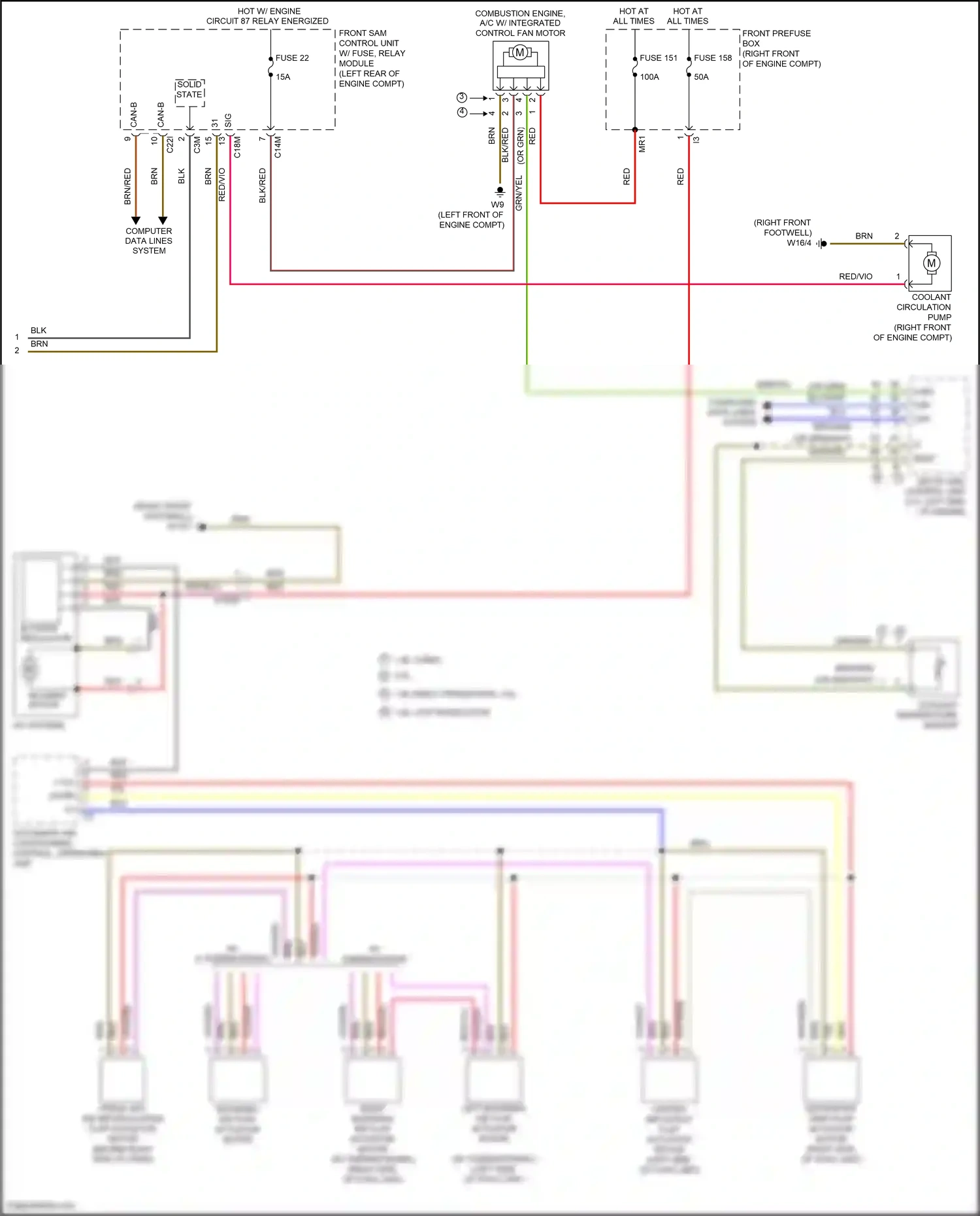 Wiring diagram computer data lines system for Mercedes-Benz SLK-class AMG R172 (2011-2016) (52 of 70)
