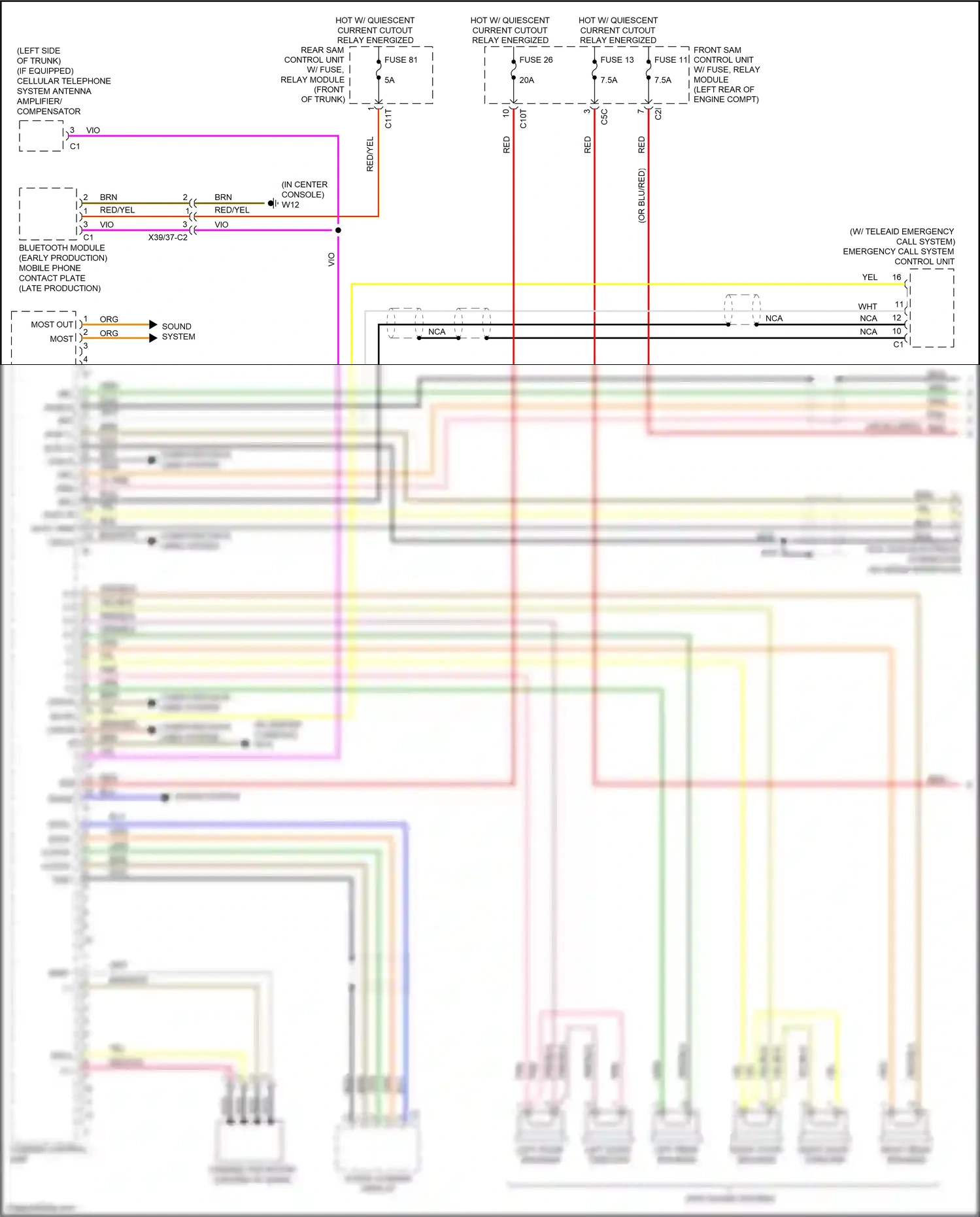 Wiring diagram computer data lines system for Mercedes-Benz SLK-class AMG R172 (2011-2016) (43 of 70)