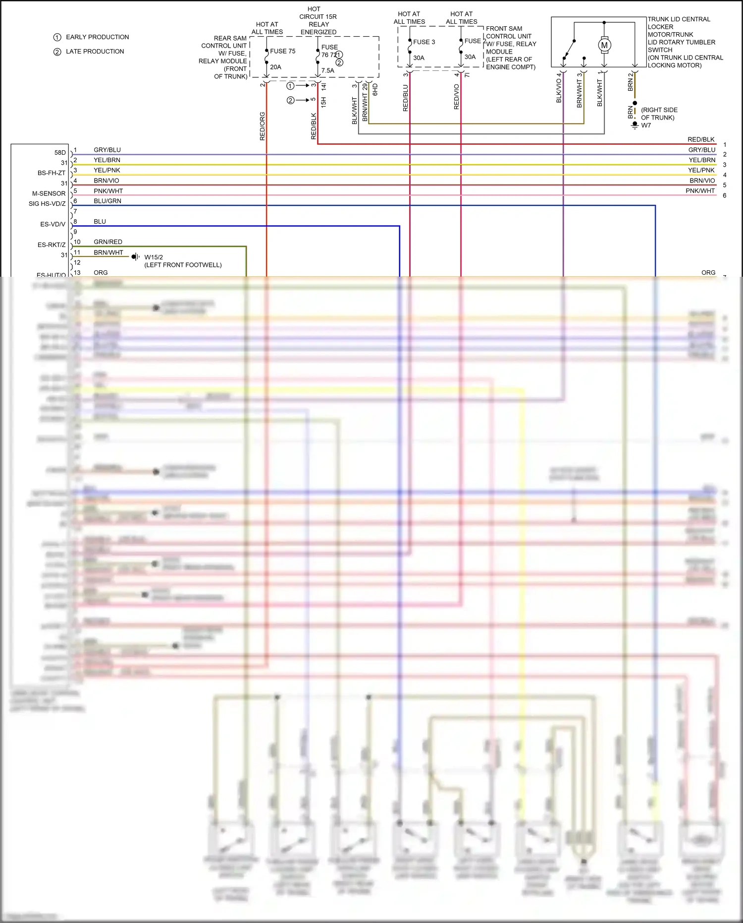 Wiring diagram computer data lines system for Mercedes-Benz SLK-class AMG R172 (2011-2016) (27 of 70)