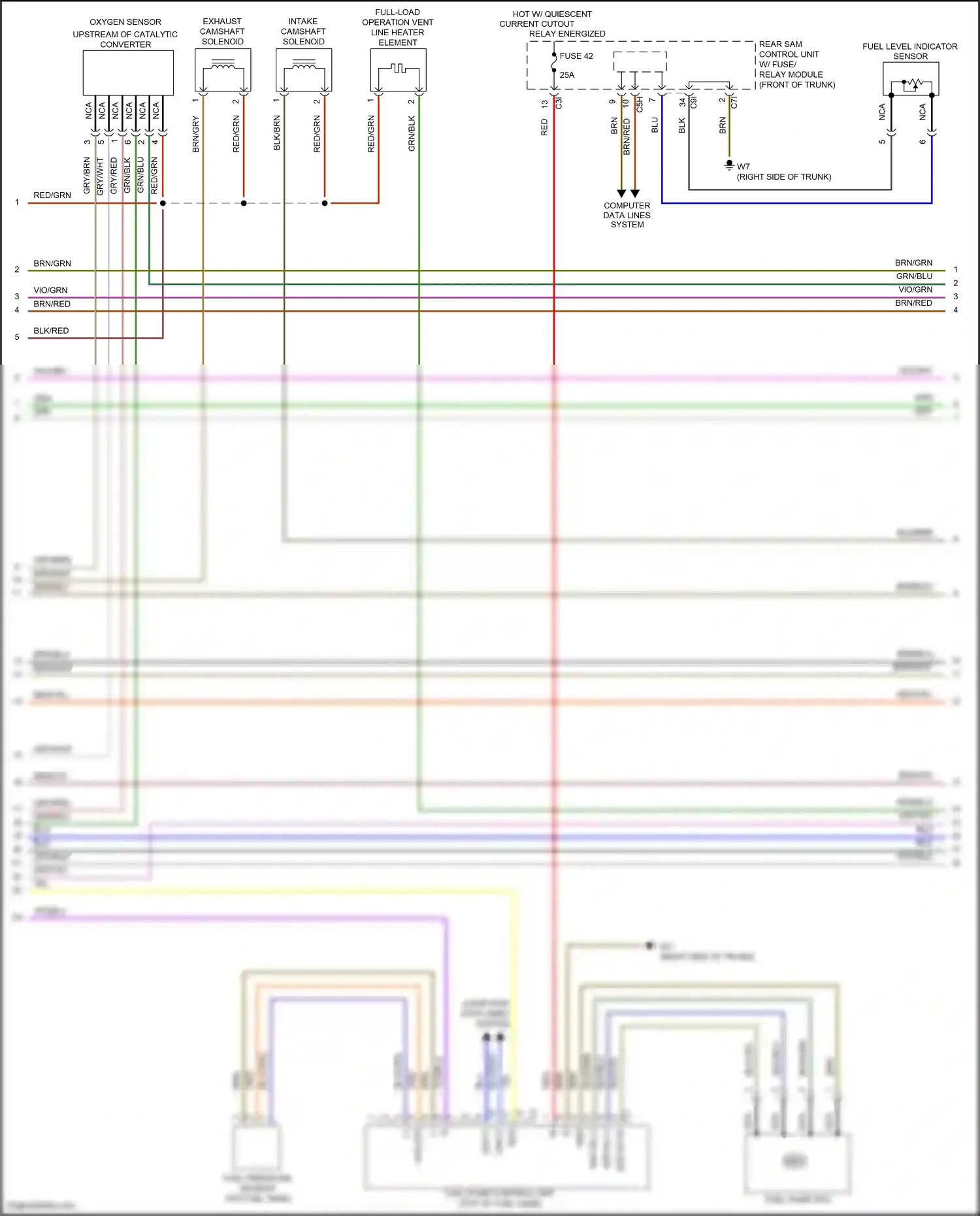 Wiring diagram computer data lines system for Mercedes-Benz SLK-class AMG R172 (2011-2016) (66 of 70)