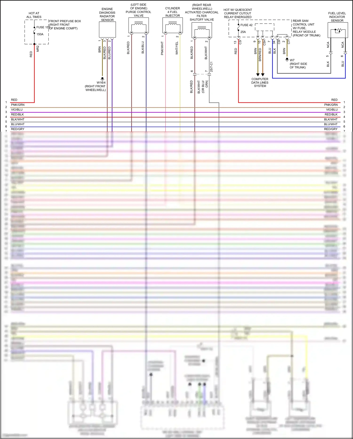 Wiring diagram computer data lines system for Mercedes-Benz SLK-class AMG R172 (2011-2016) (68 of 70)
