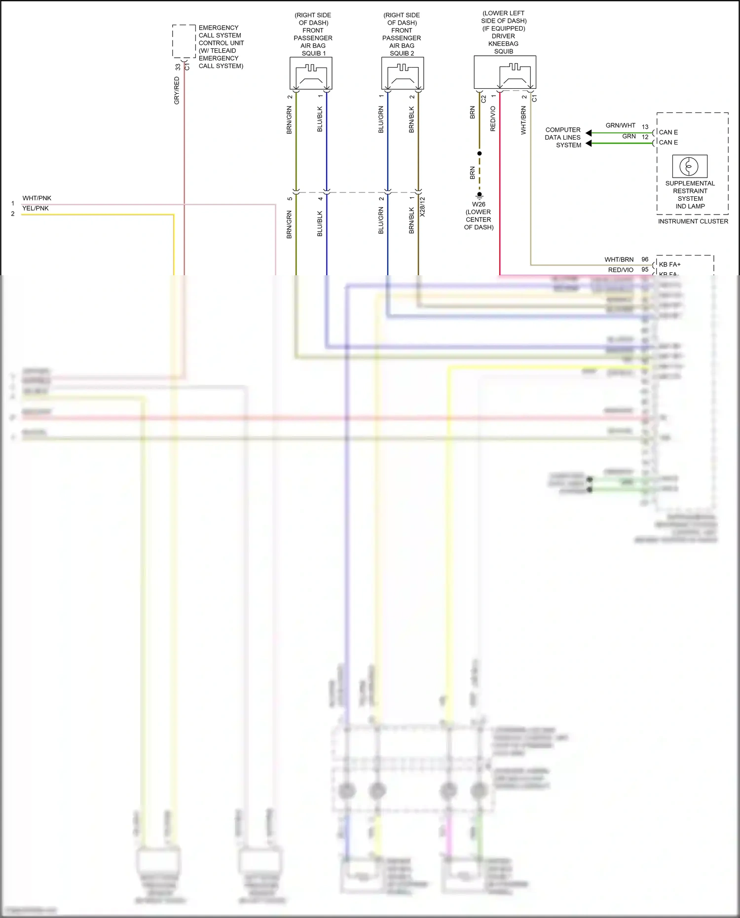 Wiring diagram computer data lines system for Mercedes-Benz SLK-class AMG R172 (2011-2016) (60 of 70)
