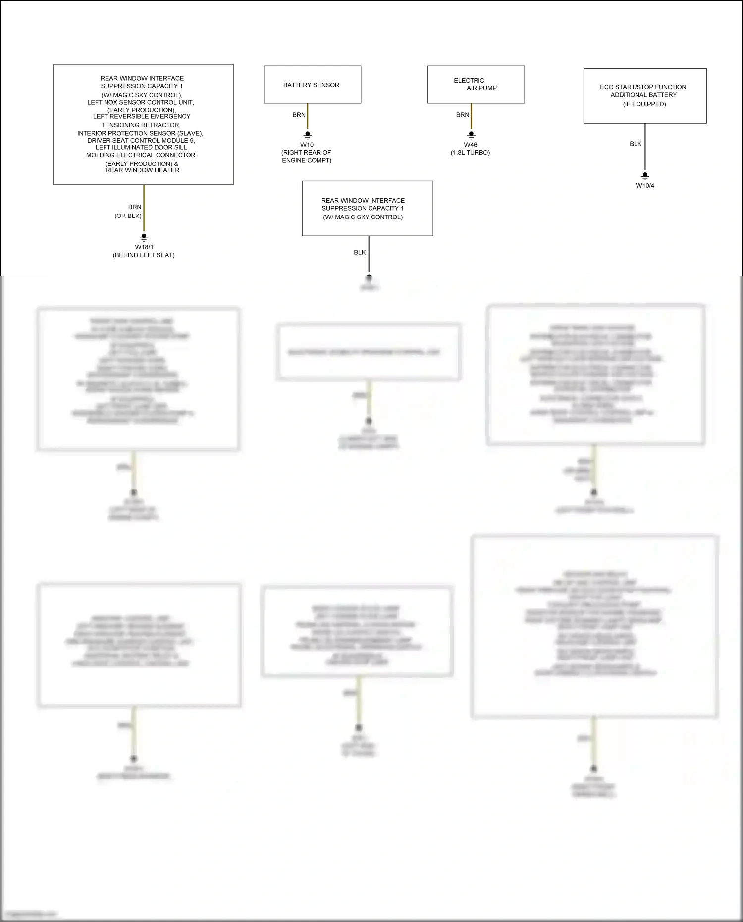 Wiring diagram electronic stability program control unit for Mercedes-Benz SLK-class AMG R172 (2011-2016) (3 of 7)