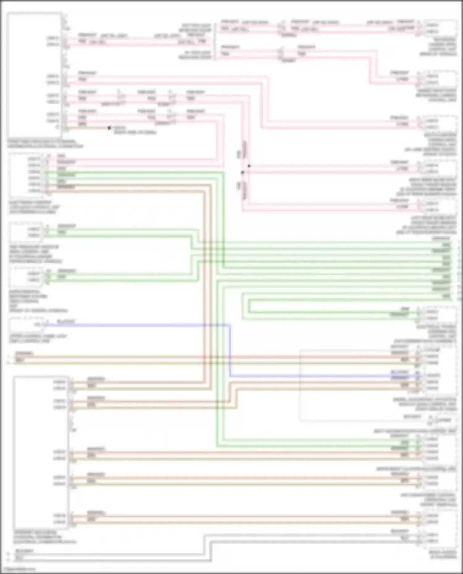 Vito Mercedes-Benz W447 facelift (2018-2024): High/low bus circuit (2 of 3)