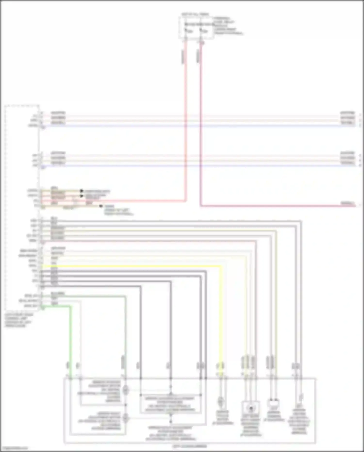 Vito Mercedes-Benz W447 facelift (2018-2024): Memory mirrors circuit (1 of 2)