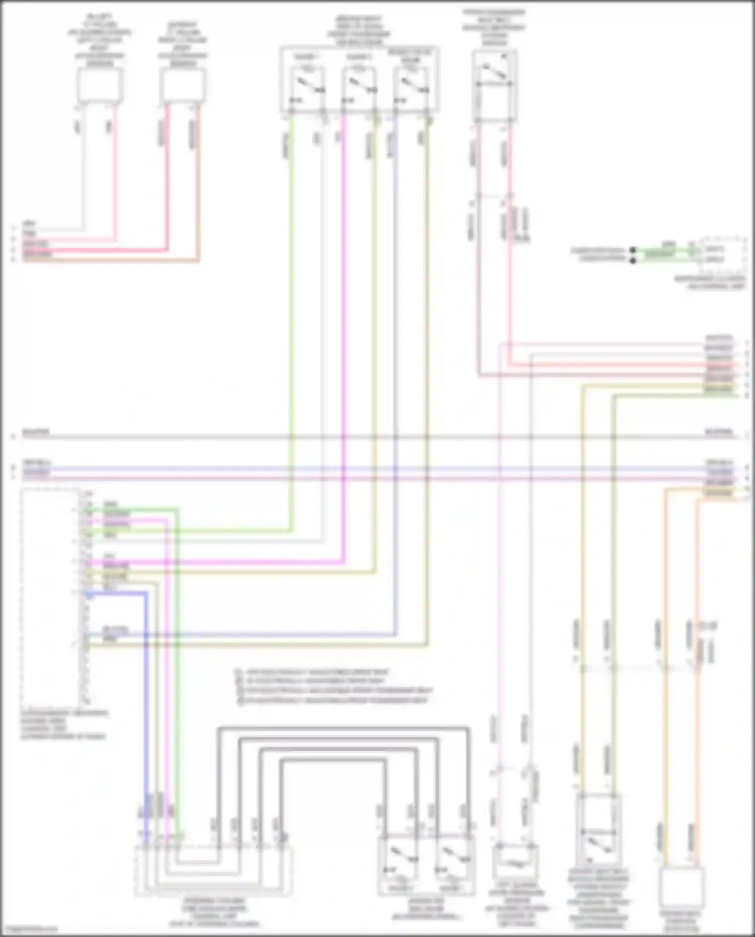 Vito Mercedes-Benz W447 facelift (2018-2024): Supplemental restraints circuit (2 of 3)