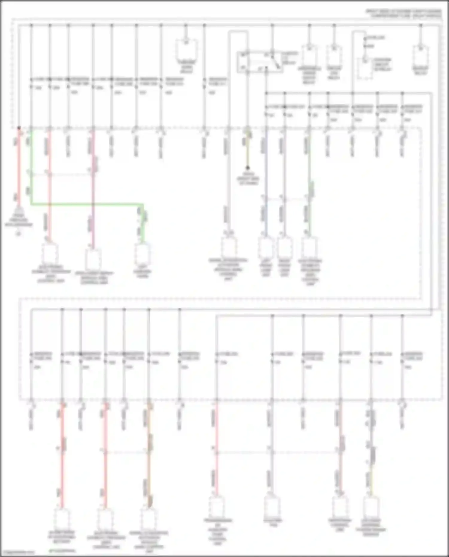 Wiring diagram collision warning system radar sensor for Mercedes-Benz Vito W447 facelift (2018-2024) (4 of 4)