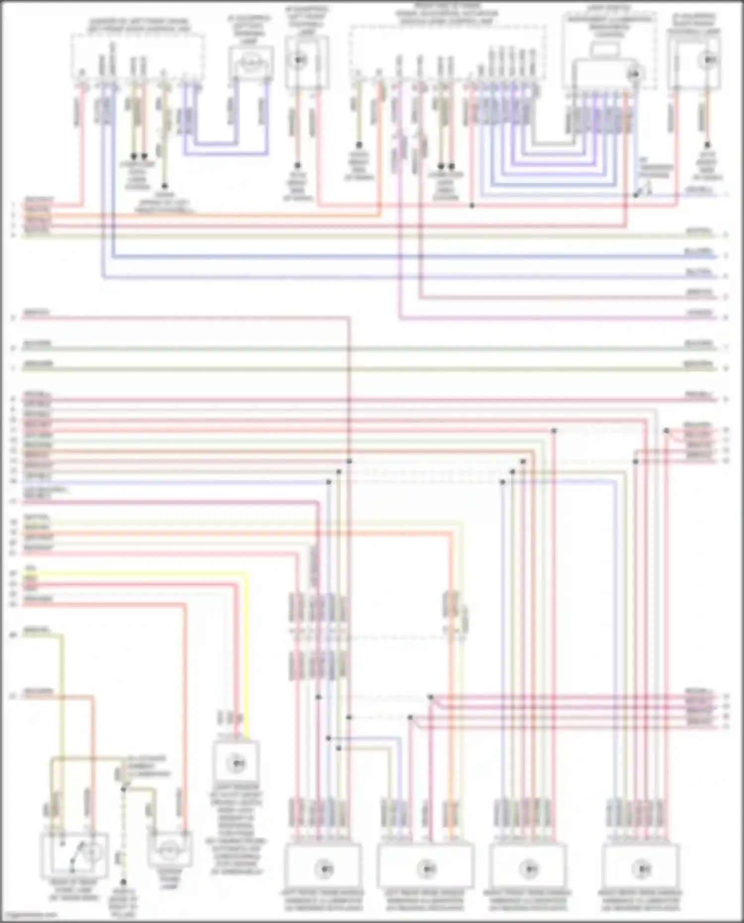 Wiring diagram computer data lines system for Mercedes-Benz Vito W447 facelift (2018-2024) (5 of 67)