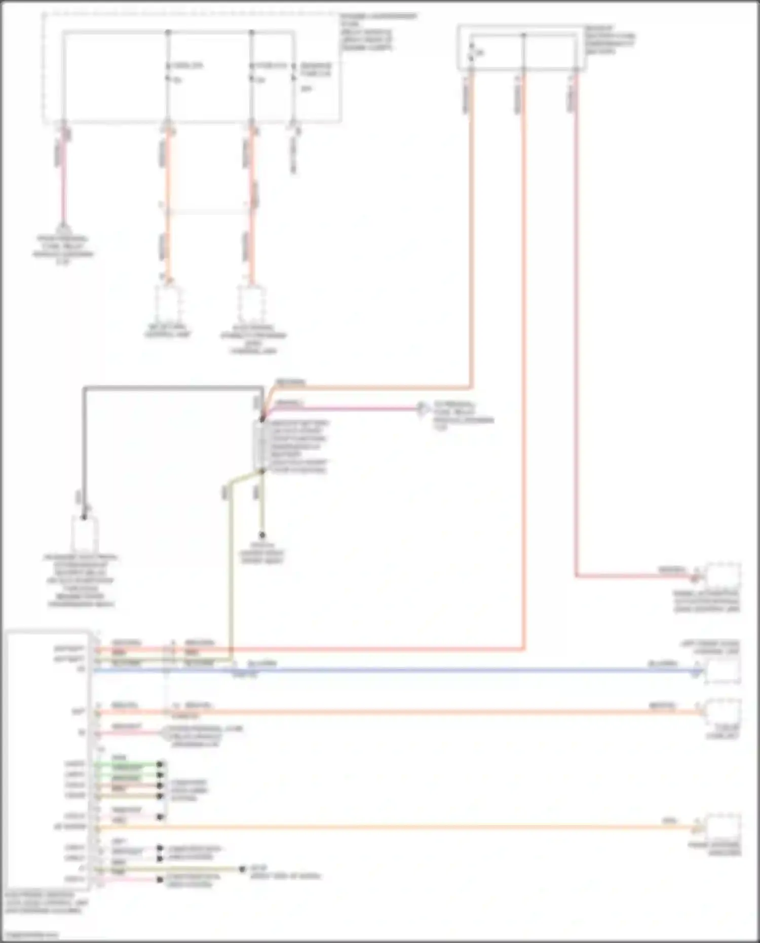 Wiring diagram computer data lines system for Mercedes-Benz Vito W447 facelift (2018-2024) (13 of 67)