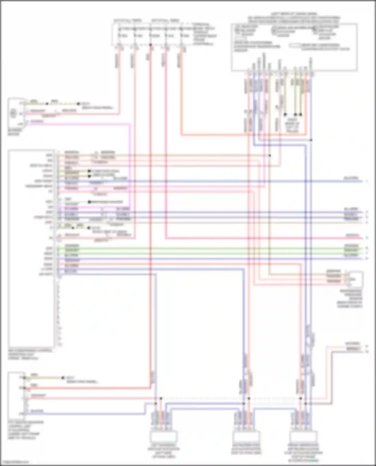 Wiring diagram computer data lines system for Mercedes-Benz Vito W447 facelift (2018-2024) (61 of 67)