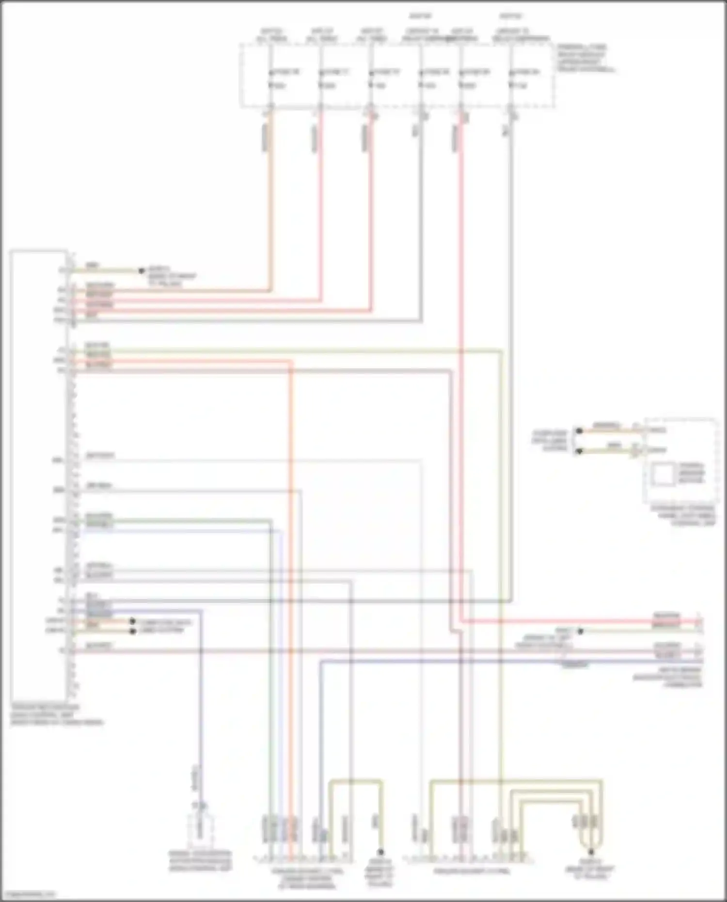Wiring diagram computer data lines system for Mercedes-Benz Vito W447 facelift (2018-2024) (40 of 67)