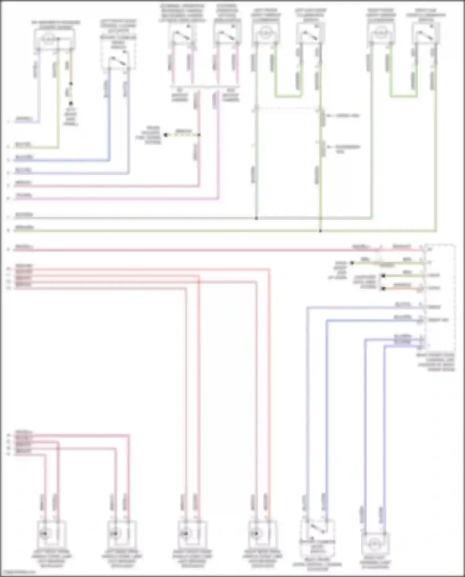 Wiring diagram computer data lines system for Mercedes-Benz Vito W447 facelift (2018-2024) (6 of 67)