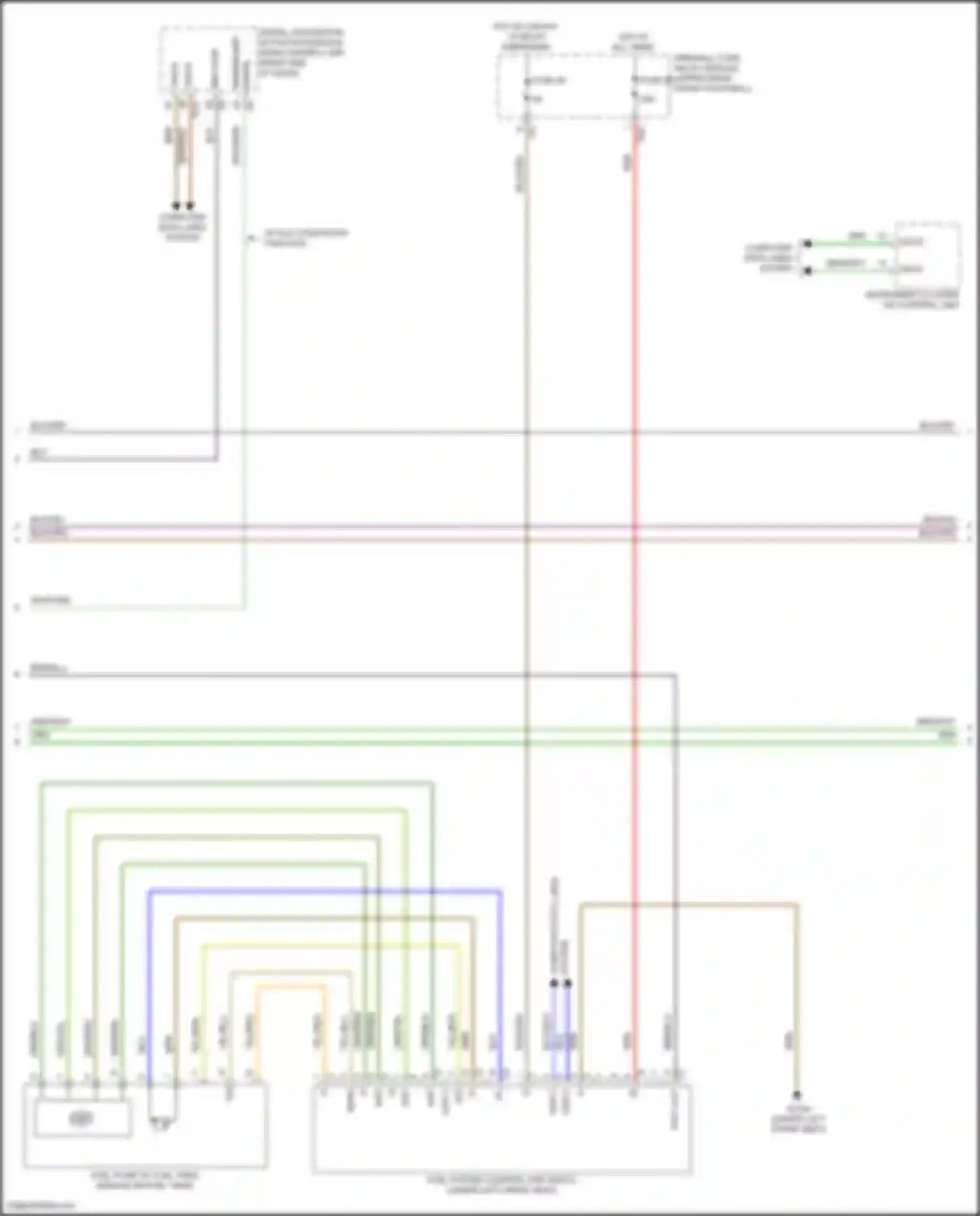 Wiring diagram computer data lines for Mercedes-Benz Vito W447 facelift (2018-2024) (1 of 1)