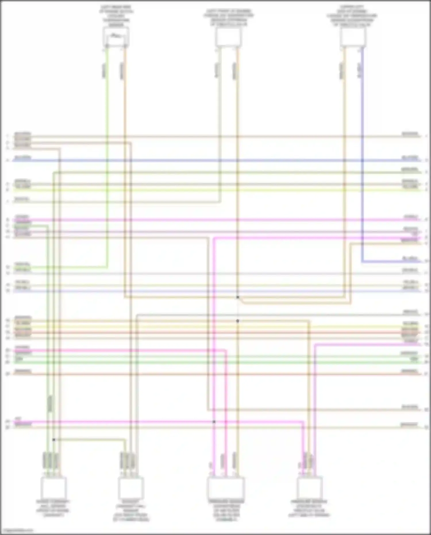 Wiring diagram coolant temperature sensor for Mercedes-Benz Vito W447 facelift (2018-2024) (4 of 4)