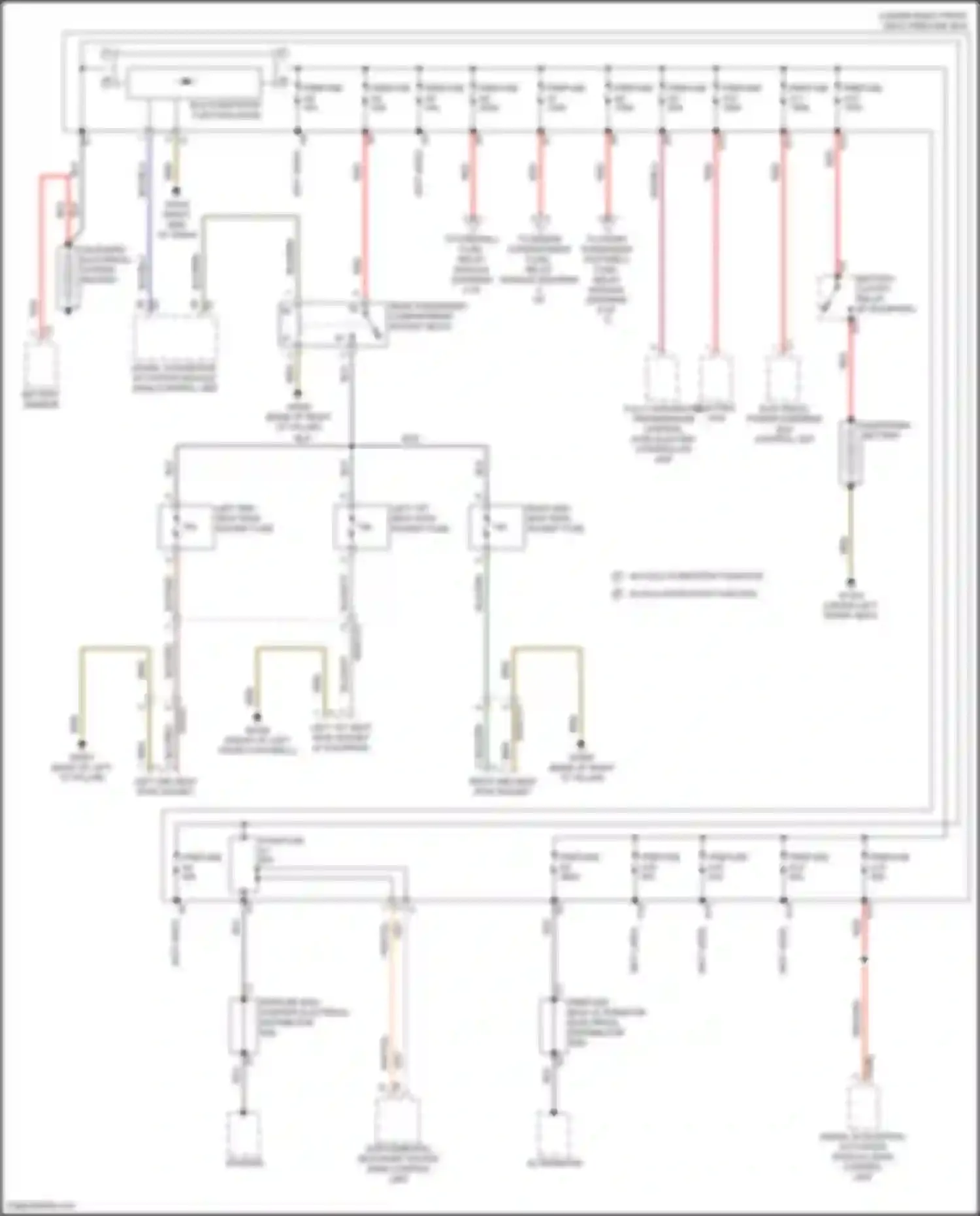 Wiring diagram eco start/stop function diode for Mercedes-Benz Vito W447 facelift (2018-2024) (3 of 3)