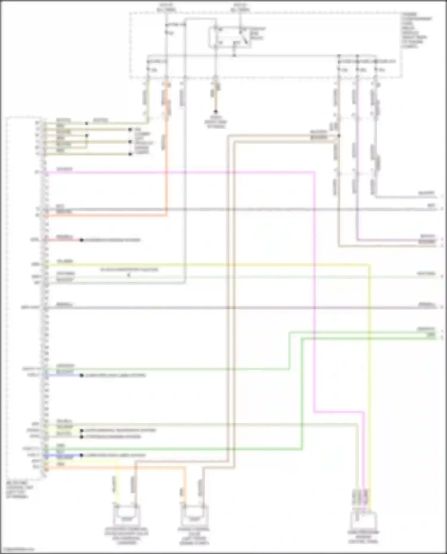 Wiring diagram engine compartment fuse, relay module for Mercedes-Benz Vito W447 facelift (2018-2024) (18 of 19)