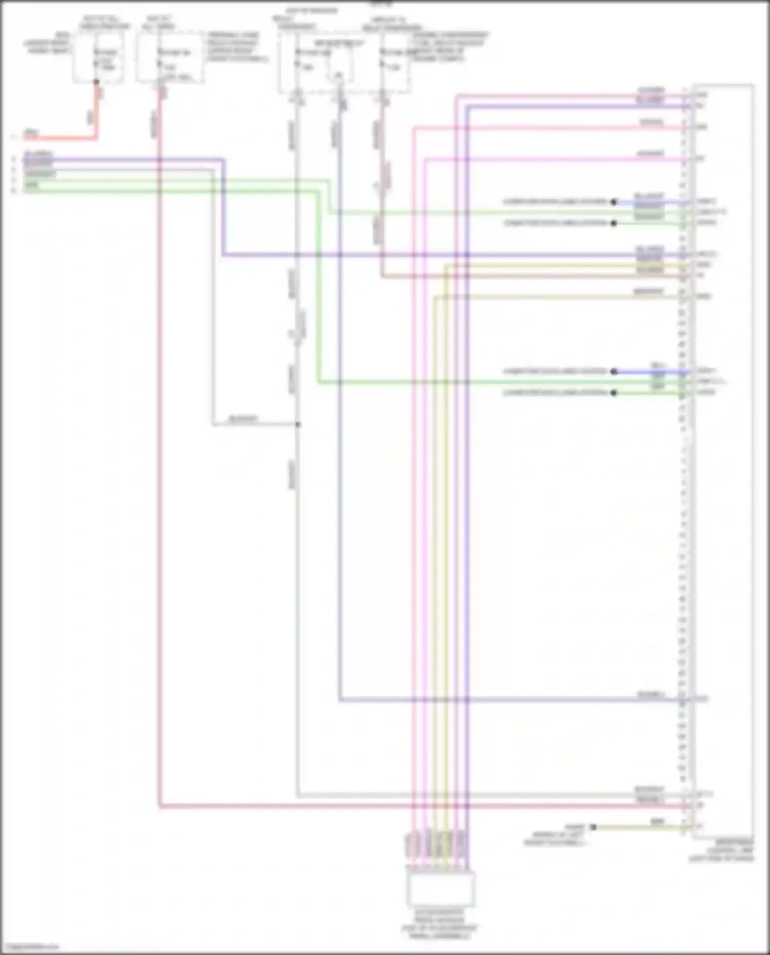 Wiring diagram firewall fuse, relay module for Mercedes-Benz Vito W447 facelift (2018-2024) (50 of 51)