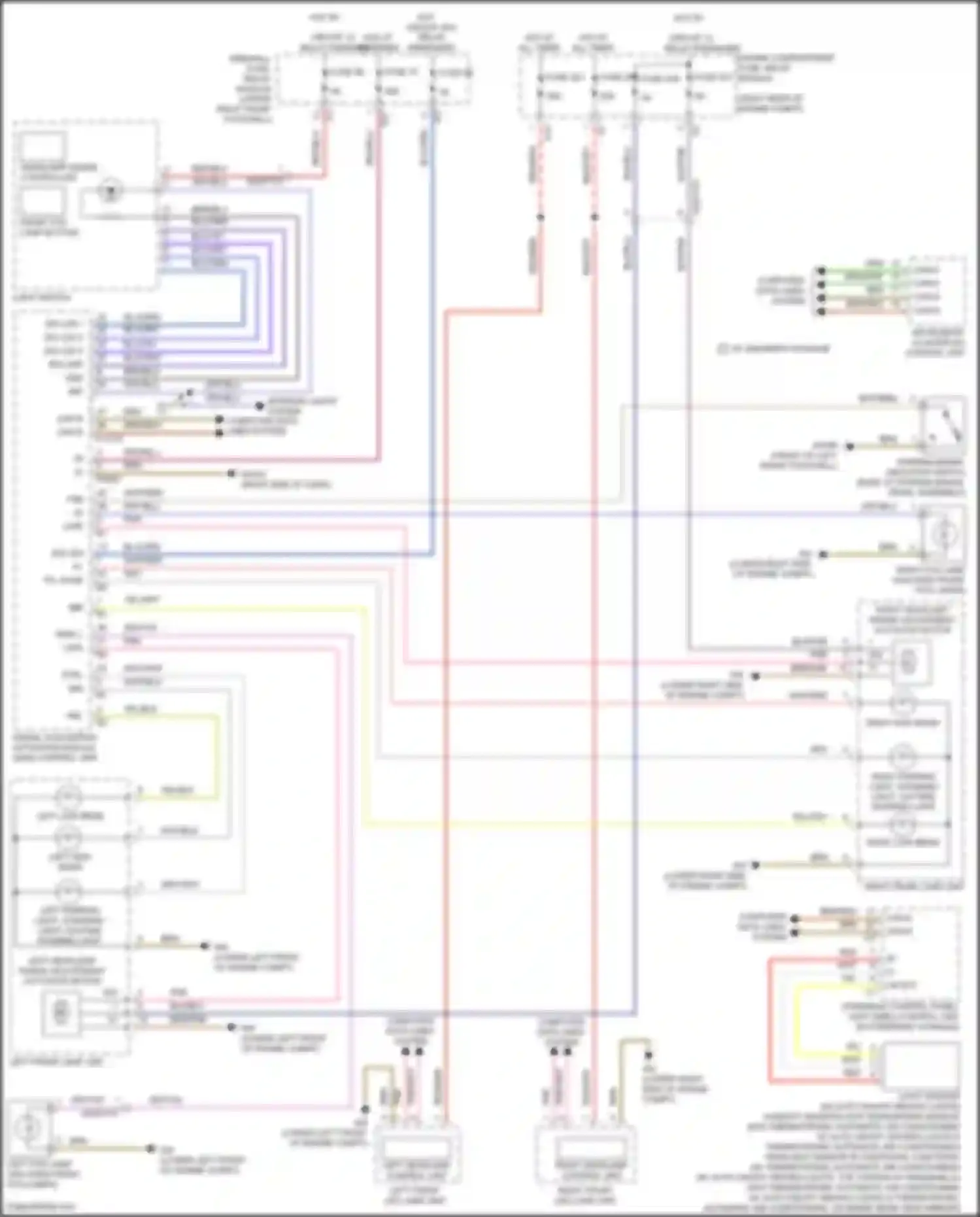 Wiring diagram firewall fuse, relay module for Mercedes-Benz Vito W447 facelift (2018-2024) (13 of 51)