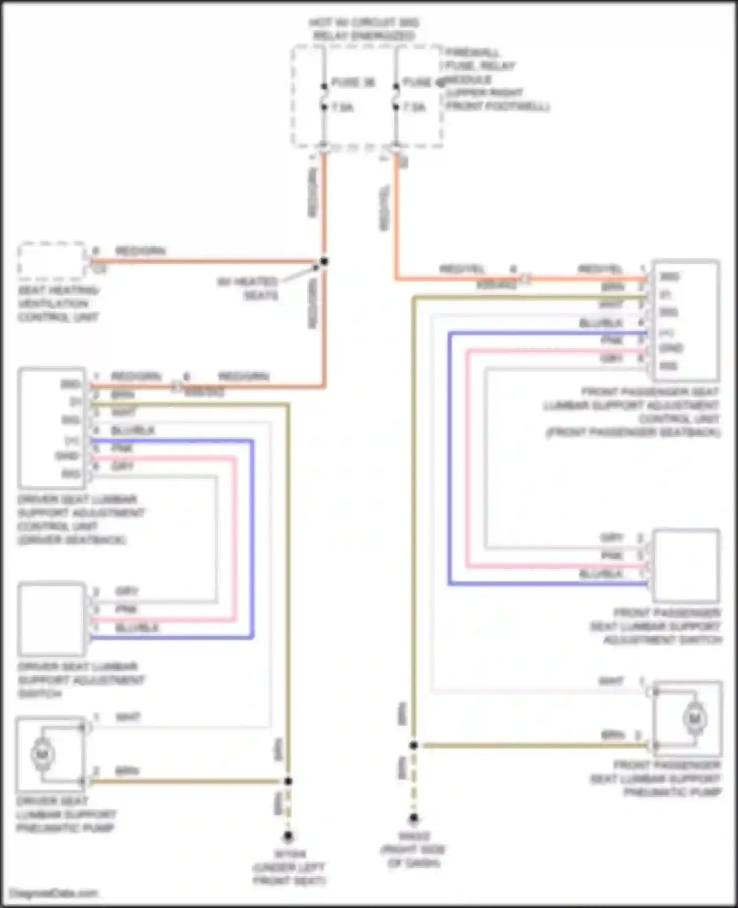 Wiring diagram firewall fuse, relay module for Mercedes-Benz Vito W447 facelift (2018-2024) (26 of 51)