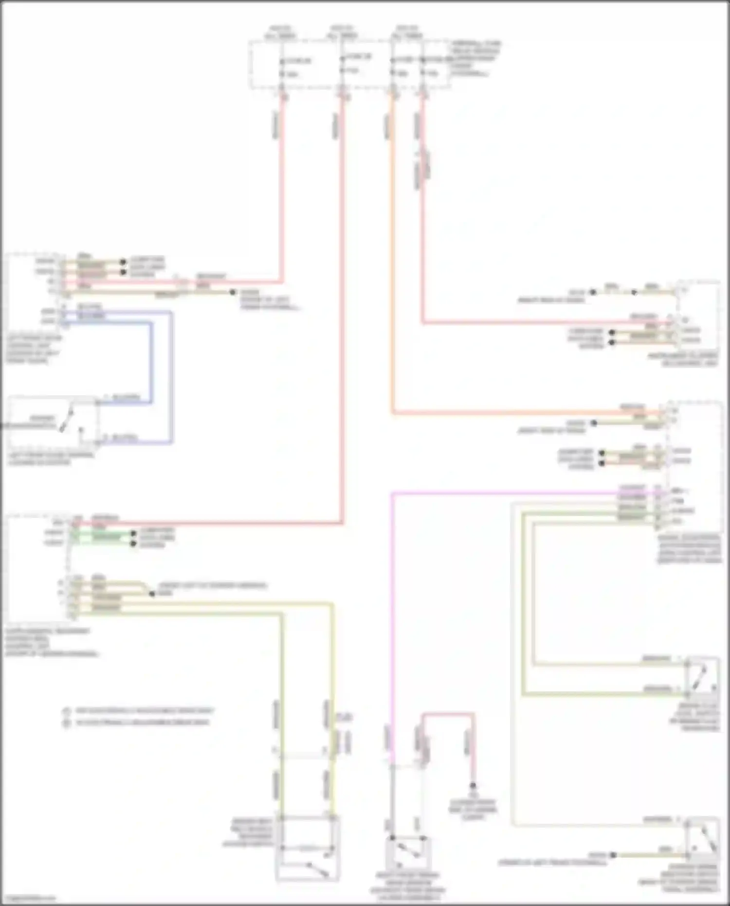 Wiring diagram firewall fuse, relay module for Mercedes-Benz Vito W447 facelift (2018-2024) (17 of 51)