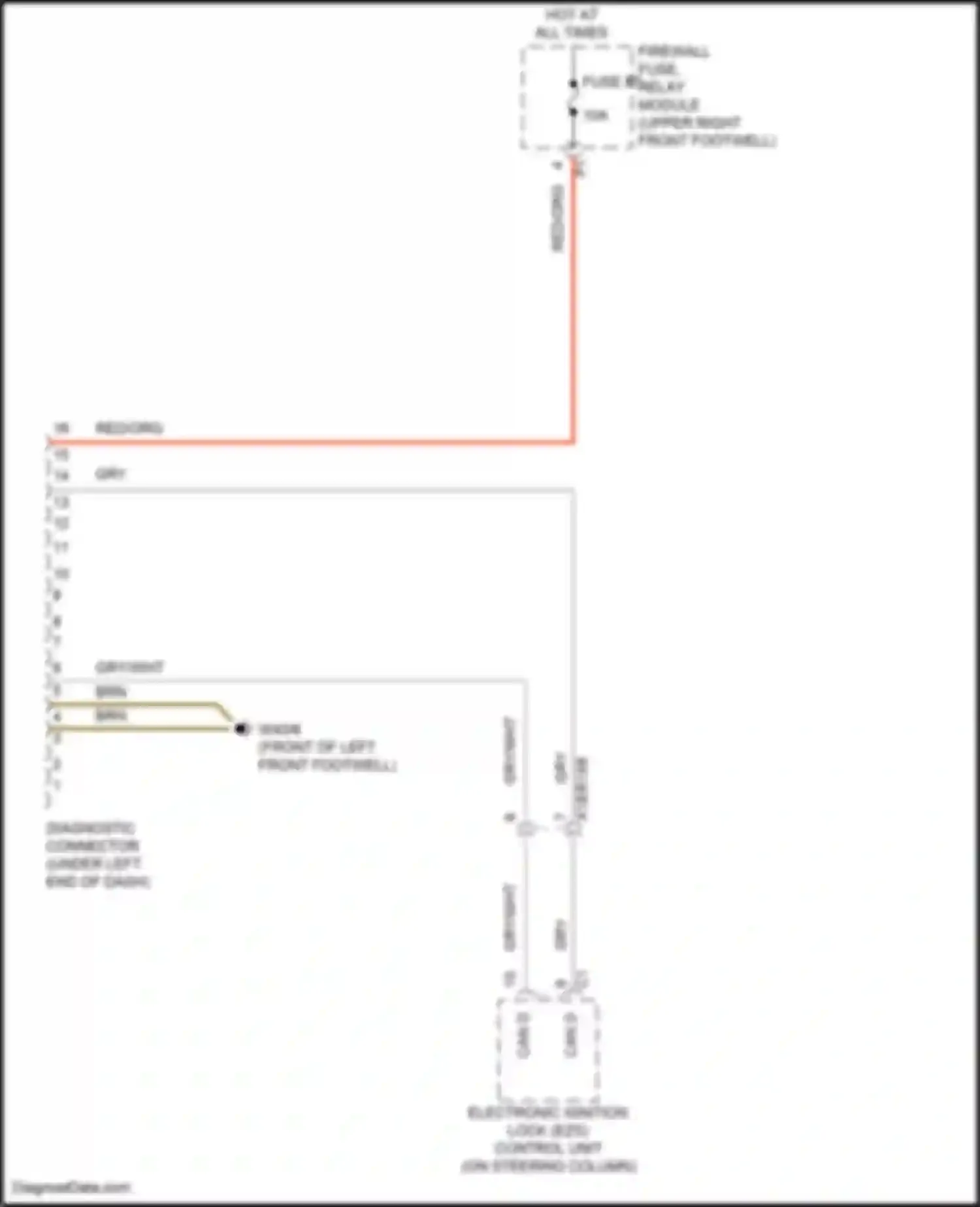 Wiring diagram firewall fuse, relay module for Mercedes-Benz Vito W447 facelift (2018-2024) (45 of 51)