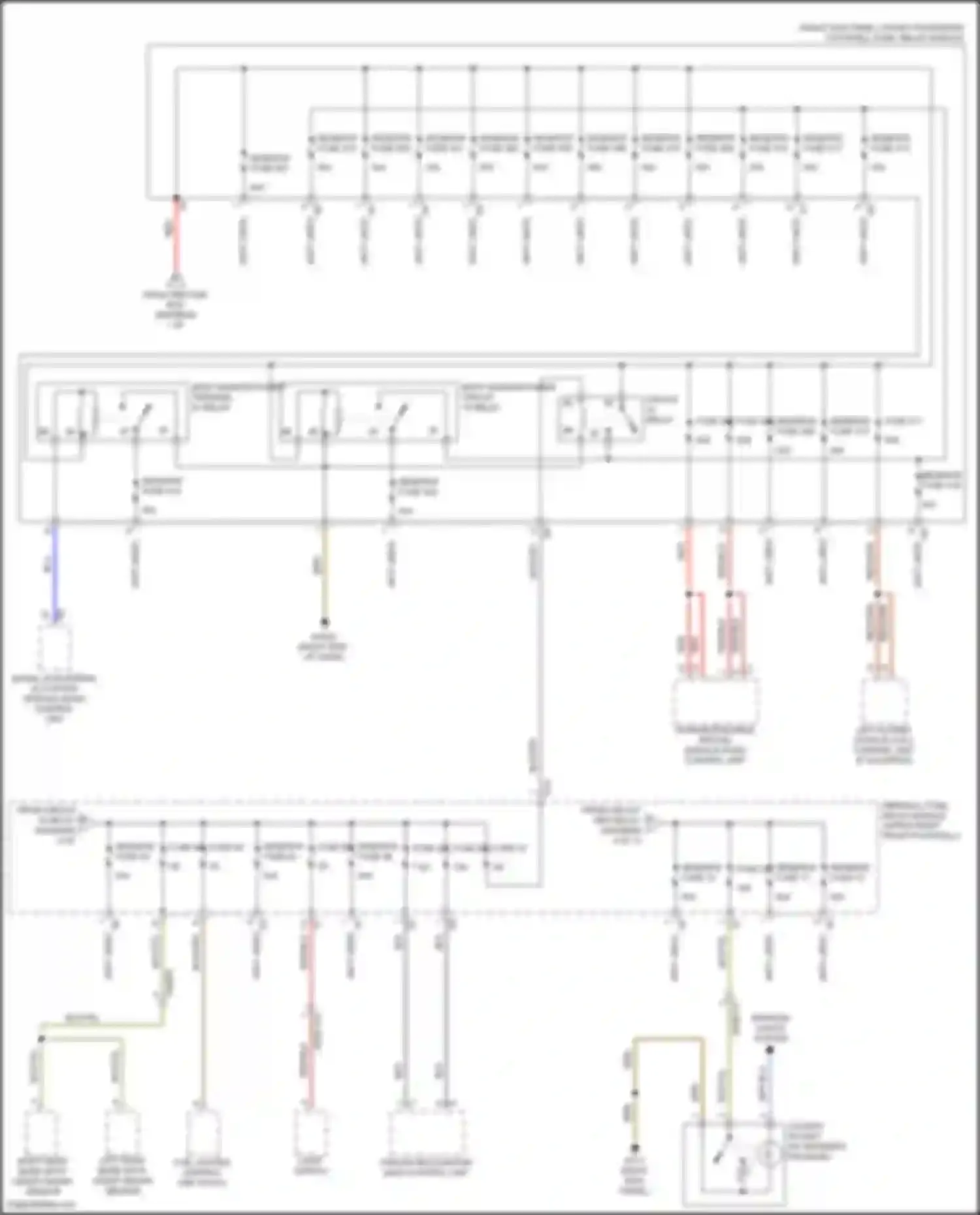 Wiring diagram firewall fuse, relay module for Mercedes-Benz Vito W447 facelift (2018-2024) (15 of 51)