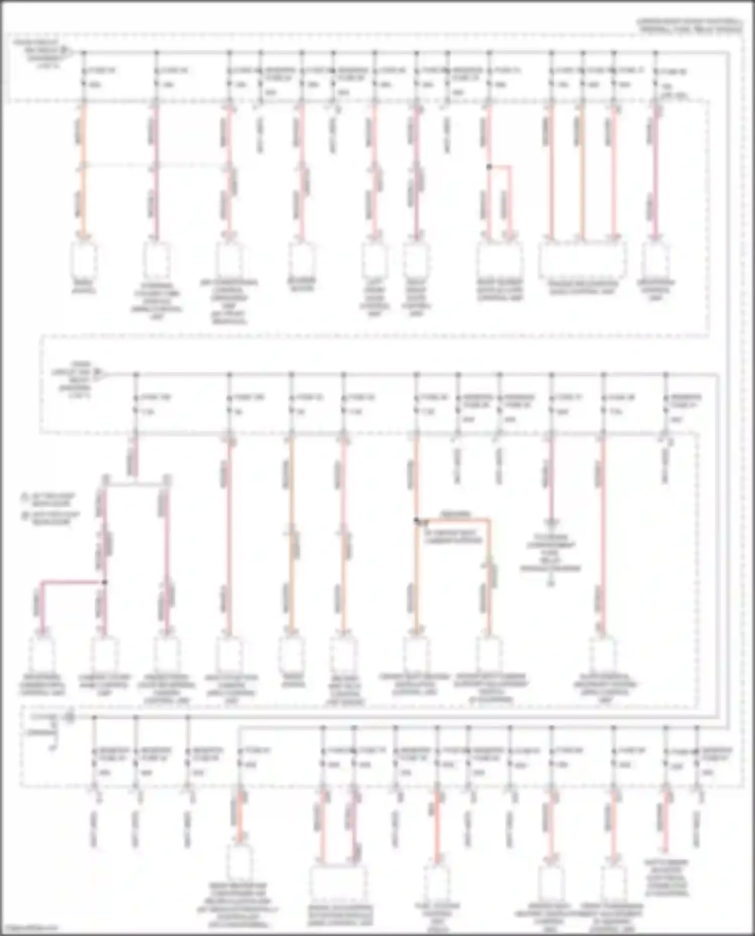 Wiring diagram front passenger seat adjustment w/ memory control unit for Mercedes-Benz Vito W447 facelift (2018-2024) (5 of 5)