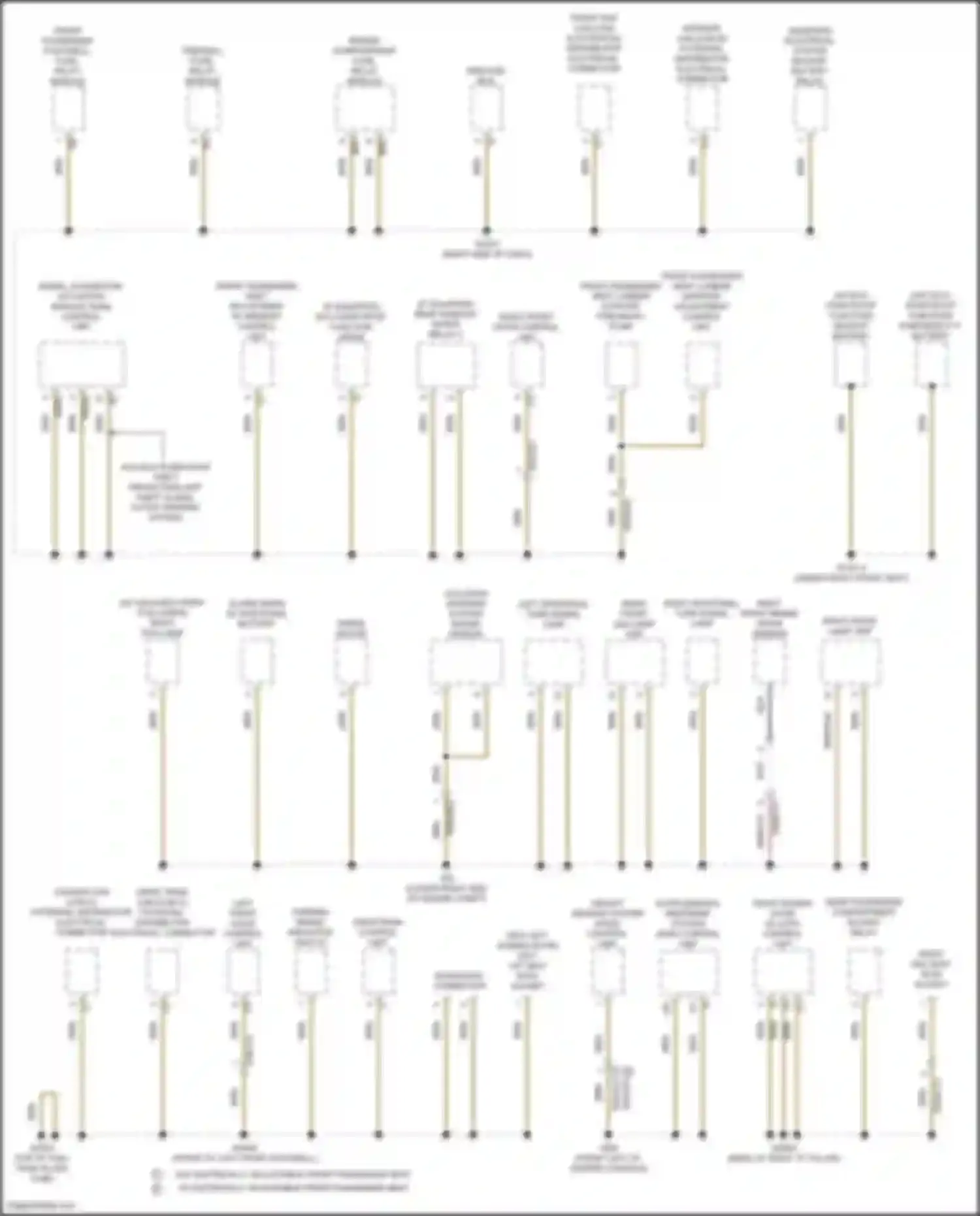 Wiring diagram front passenger seat lumbar support adjustment control unit for Mercedes-Benz Vito W447 facelift (2018-2024) (2 of 5)