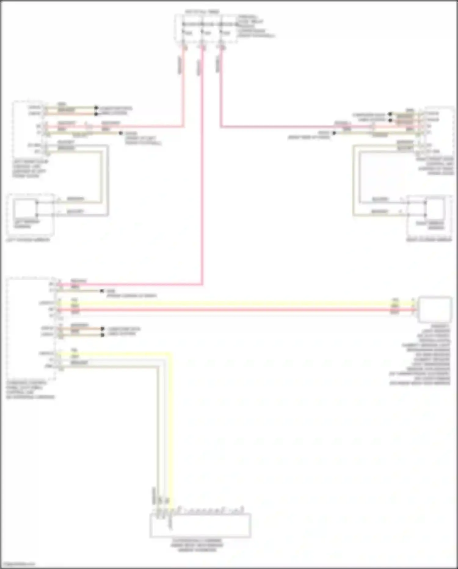 Wiring diagram humidity sensor/ light sensor/rain sensor for Mercedes-Benz Vito W447 facelift (2018-2024) (1 of 1)