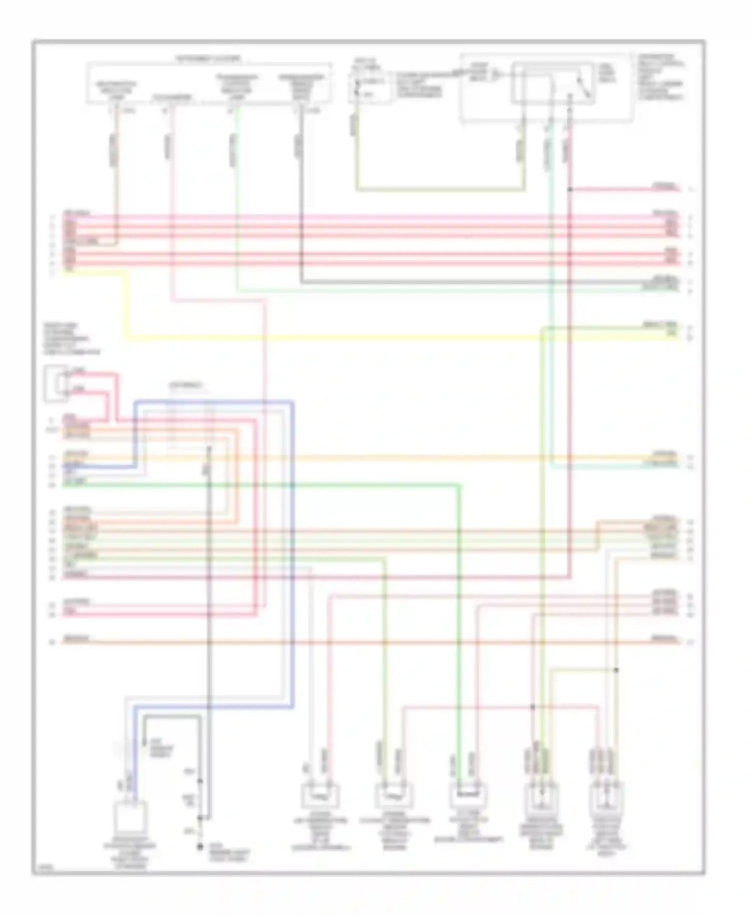 Cougar Mercury VII (1989-1997): Wiring diagram engine performance 4.6ls (2 of 4)
